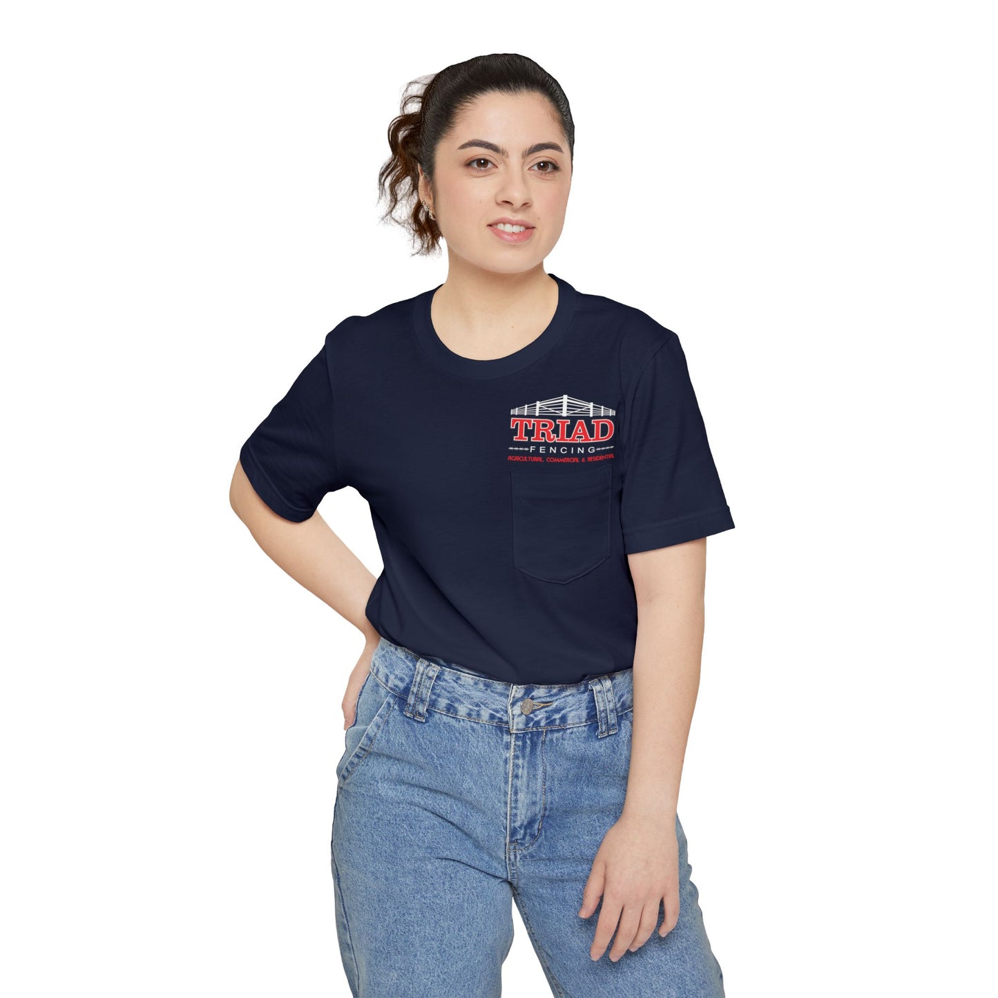 Triad Fencing Upgraded Unisex Pocket T-Shirt - Comfortable Everyday Essential