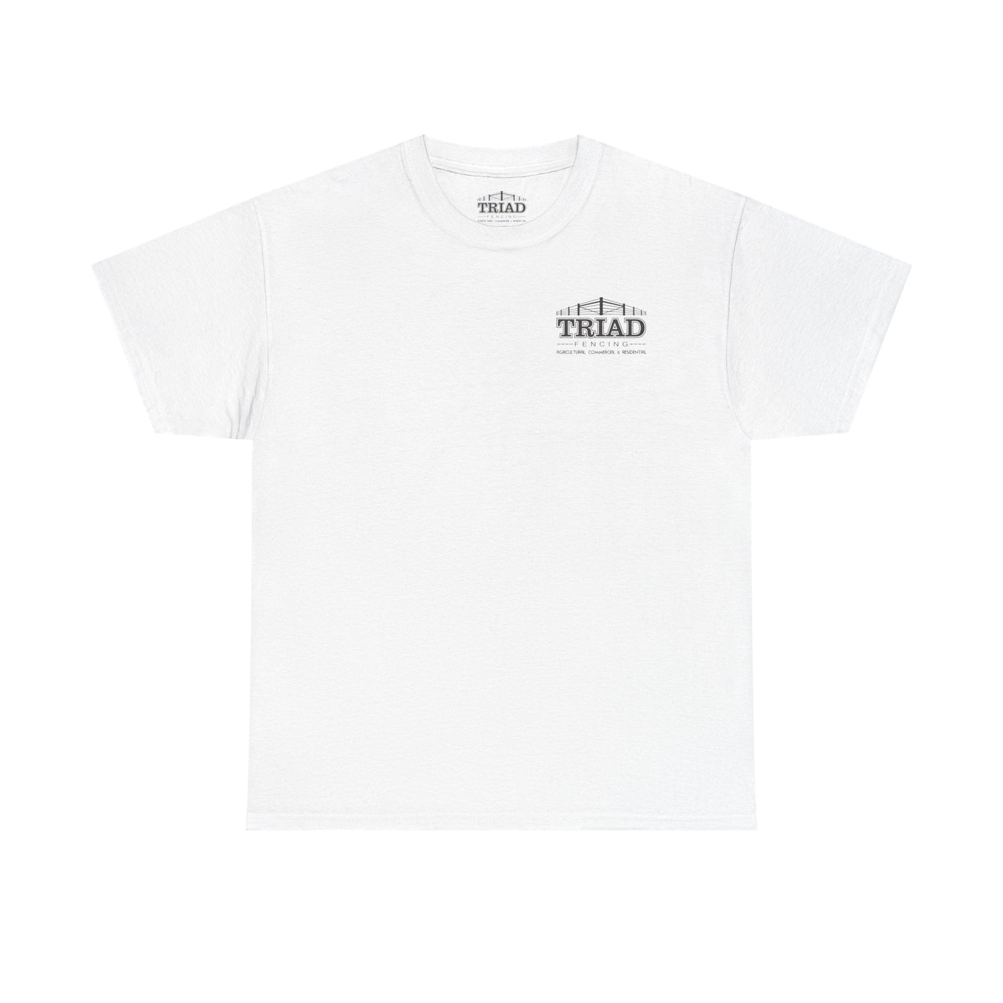 Triad Fencing Black Logo Unisex Heavy Cotton Tee