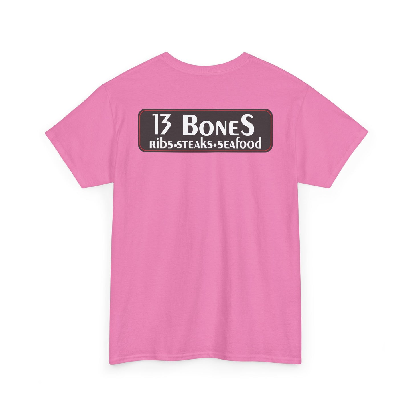 13 Bones Retro Unisex Heavy Cotton Tee - Steaks & Seafood Shirt