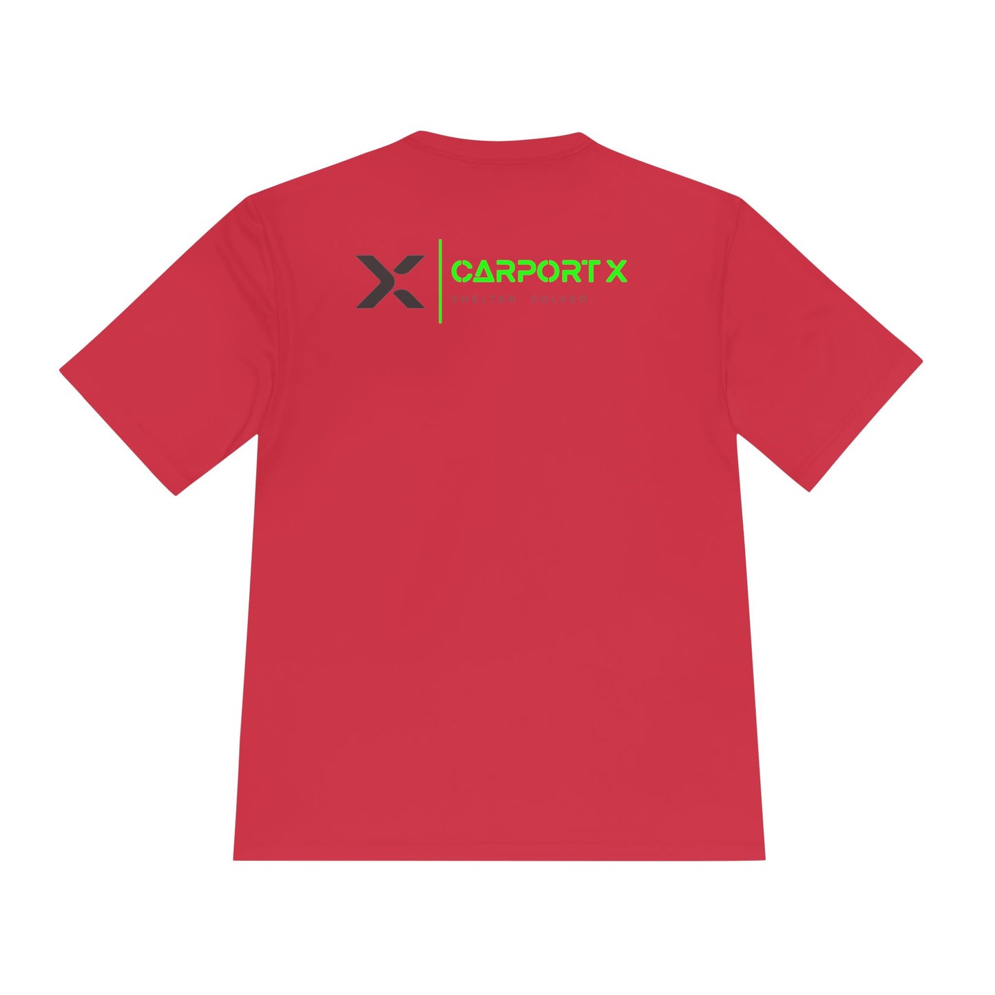 CarportX Unisex Moisture Wicking Tee for Active Lifestyles, Perfect for Gym, Sports, Outdoor Activities, Customizable Design, Gift for Athletes