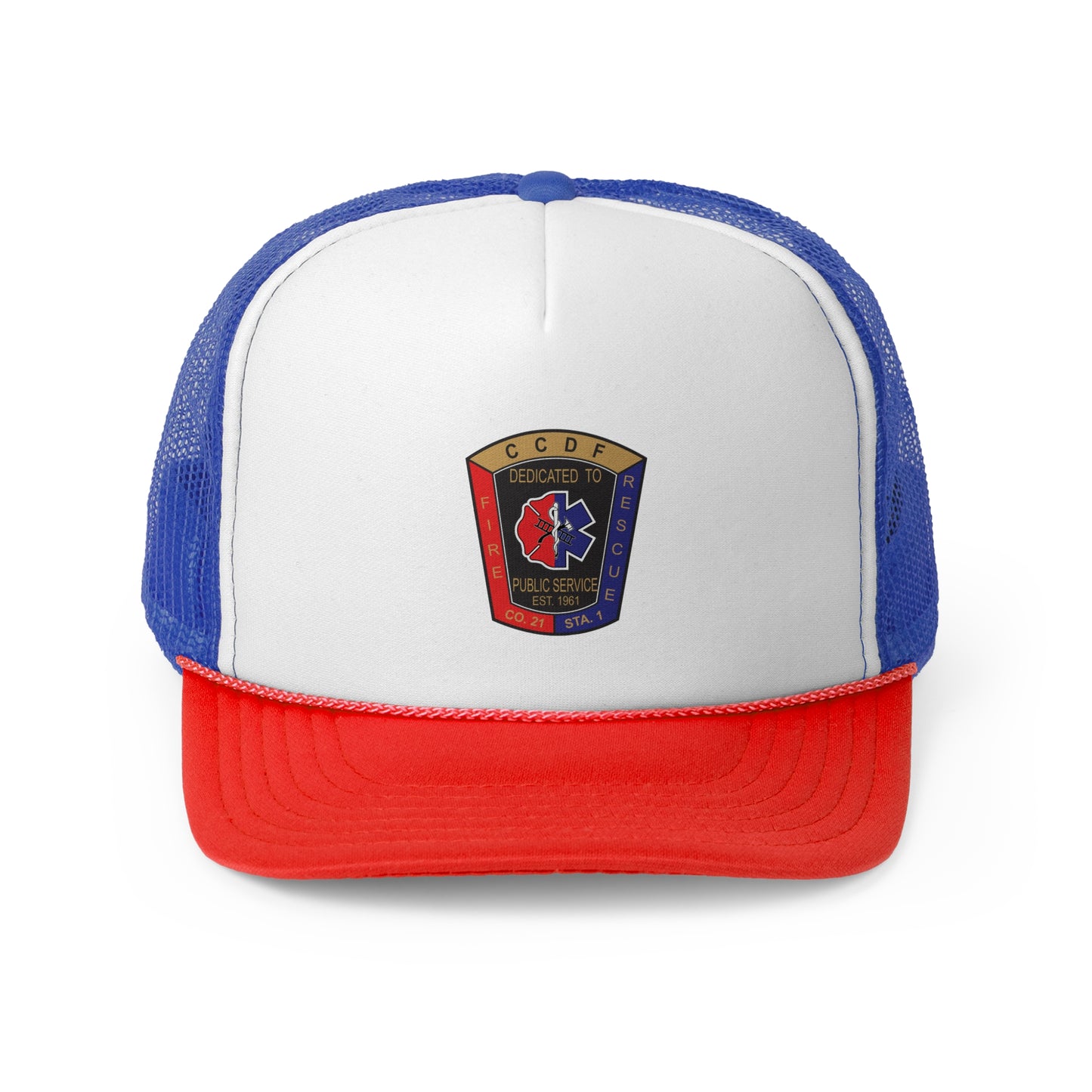 CCDF Custom Trucker Cap for Firefighters