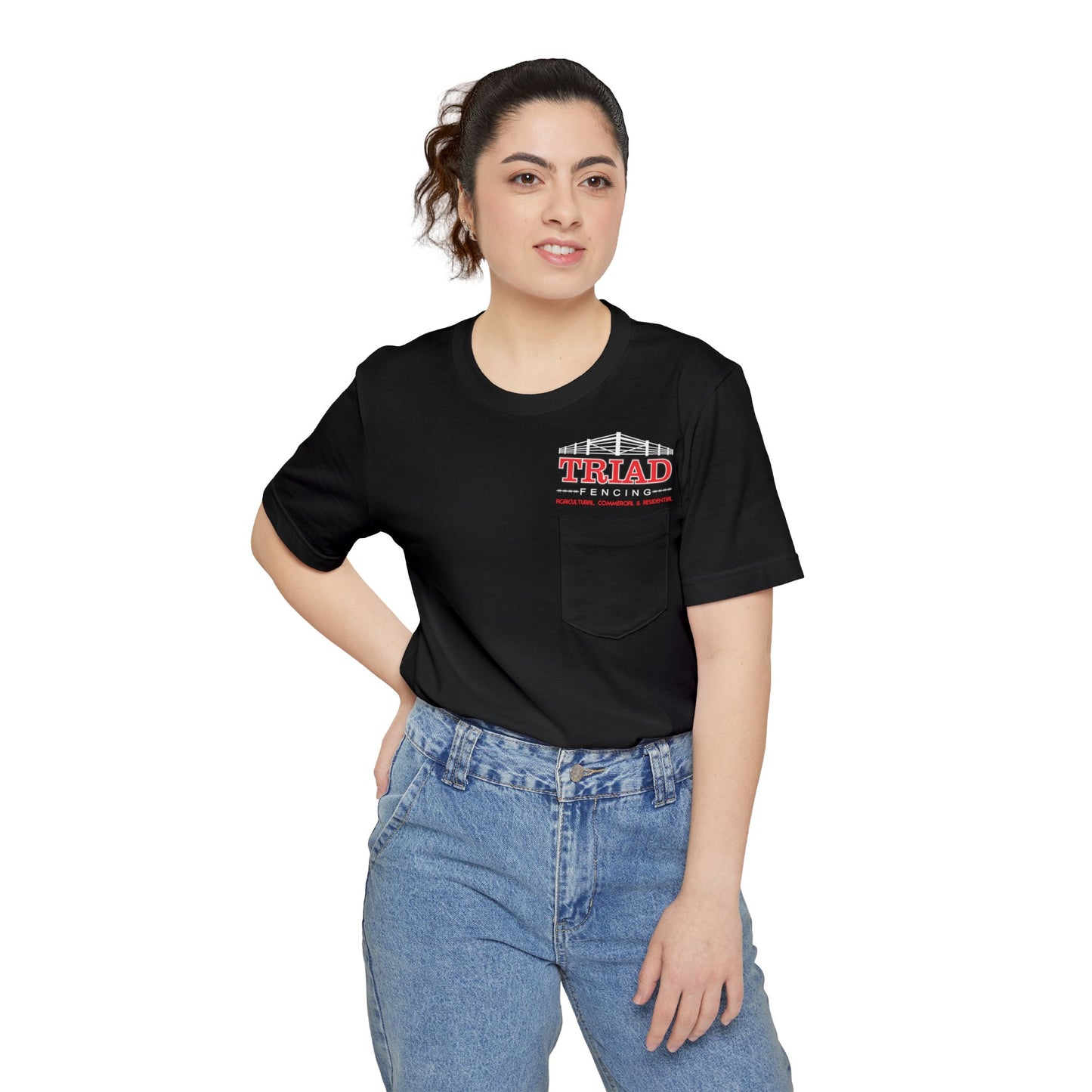 Triad Fencing Upgraded Unisex Pocket T-Shirt - Comfortable Everyday Essential