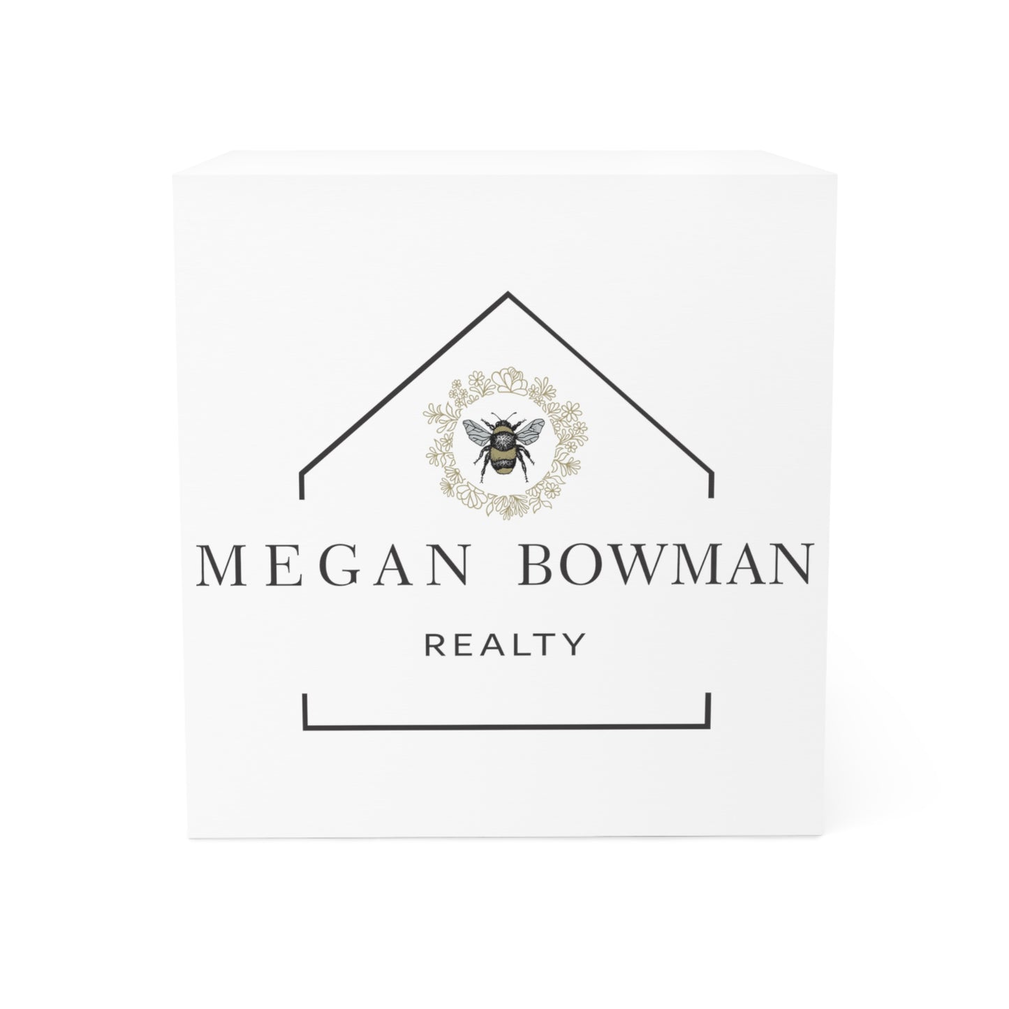 MBR Note Cube for Home or Office, Custom Stationery, Stylish Desk Decor, Unique Memo Pad