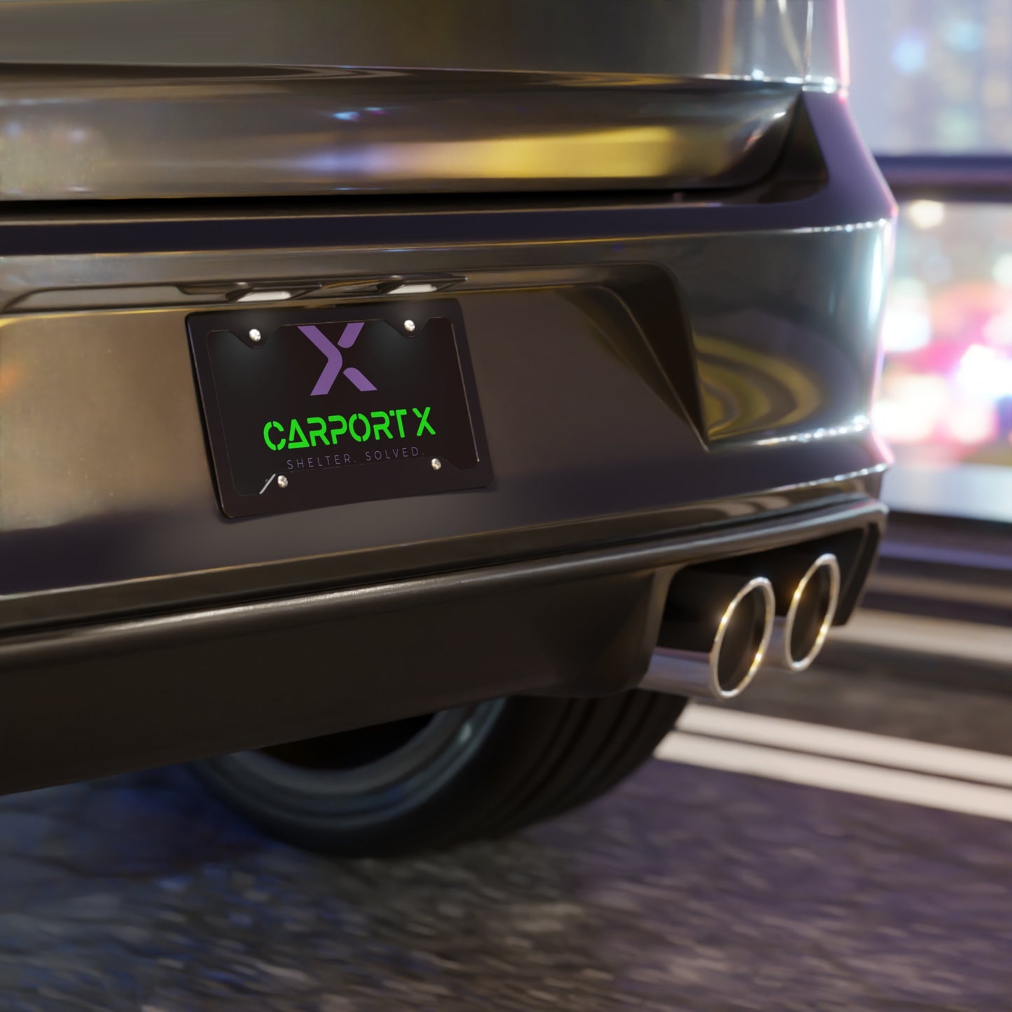 CarportX Vanity Plate