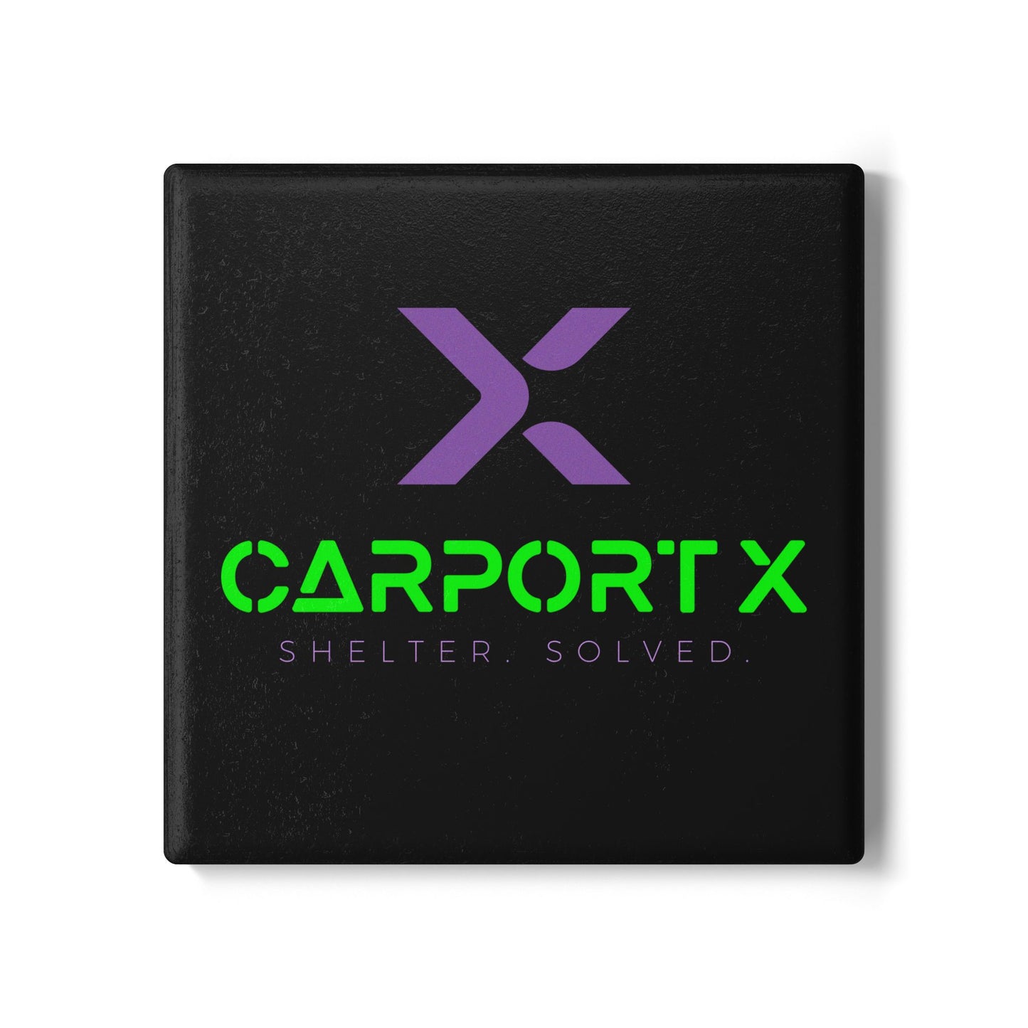 CarportX Personalized Themed Ceramic Coaster - Custom Home Decor, Housewarming Gift, Realtor Gift, Unique Kitchen Accessory, Drinkware