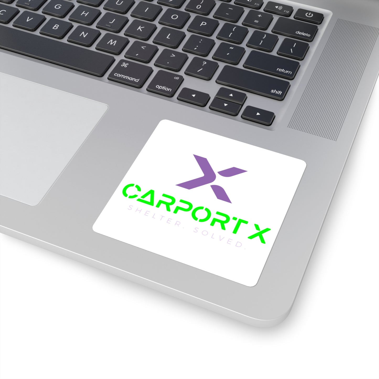 CarportX Elegant Square Stickers, Custom Logo Stickers, Branding Stickers, Home Office Décor