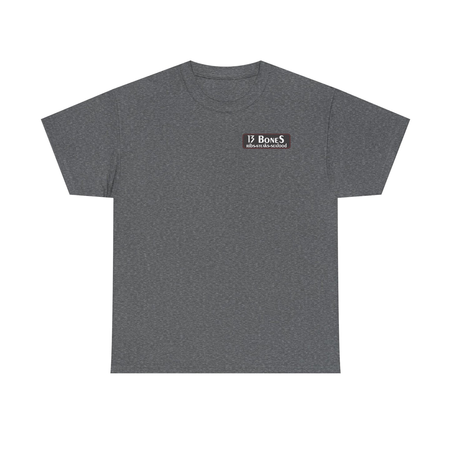 13 Bones Retro Unisex Heavy Cotton Tee - Steaks & Seafood Shirt