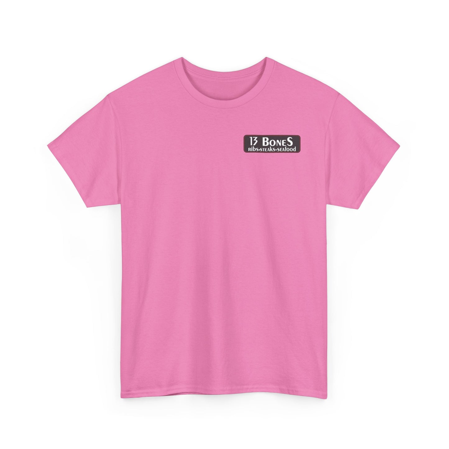 13 Bones Retro Unisex Heavy Cotton Tee - Steaks & Seafood Shirt
