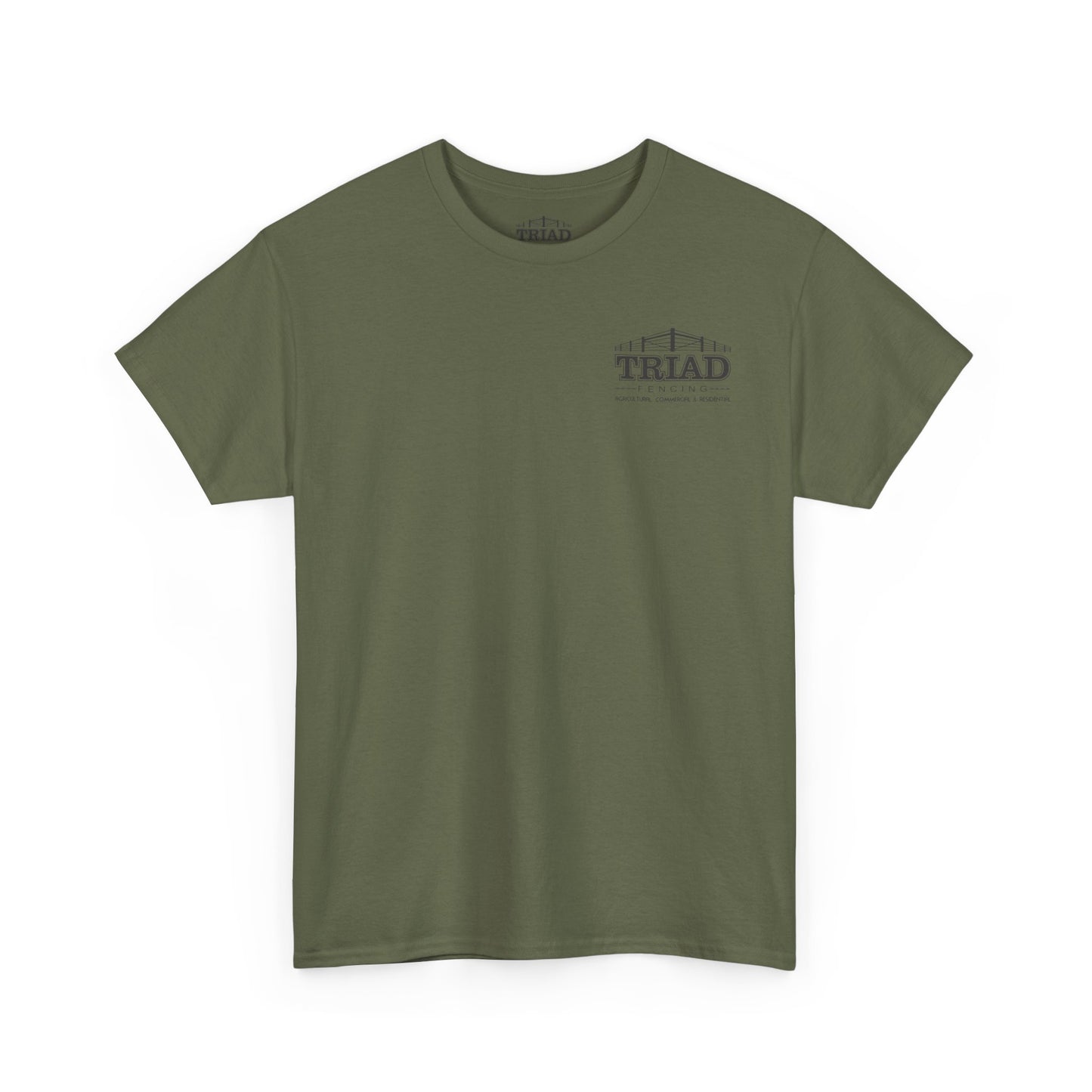 Triad Fencing Black Logo Unisex Heavy Cotton Tee