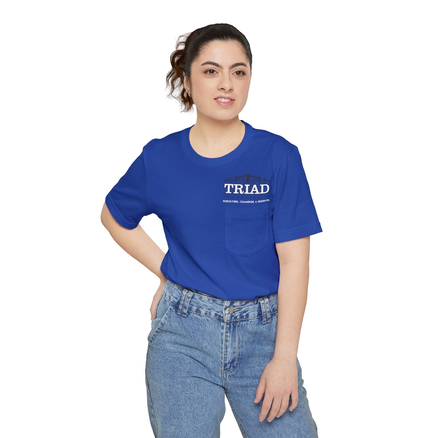 Triad Fencing Inverted Upgraded Unisex Pocket T-Shirt - Comfortable Everyday Essential