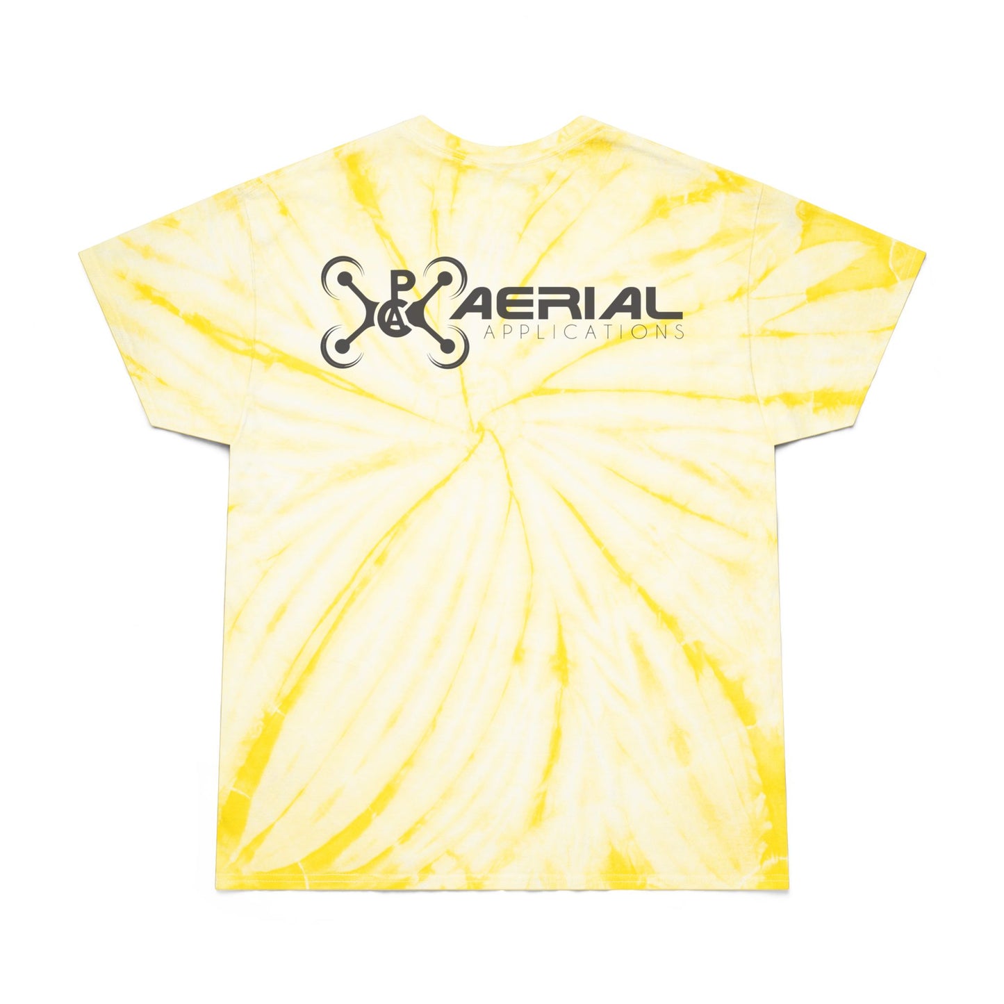 PAC Aerial Vibrant Tie-Dye Tee, Perfect for Summer Festivals, Casual Outings, Unique Gift for Teens, Light Spiral Print