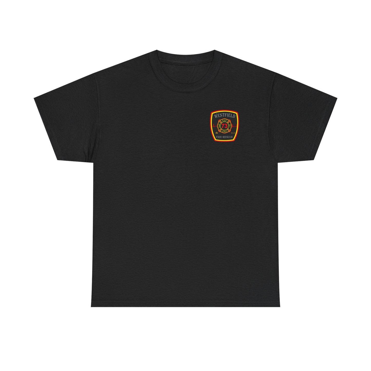 WVFD Firefighter - FR Tee – Unisex Heavy Cotton Shirt with Brave Design
