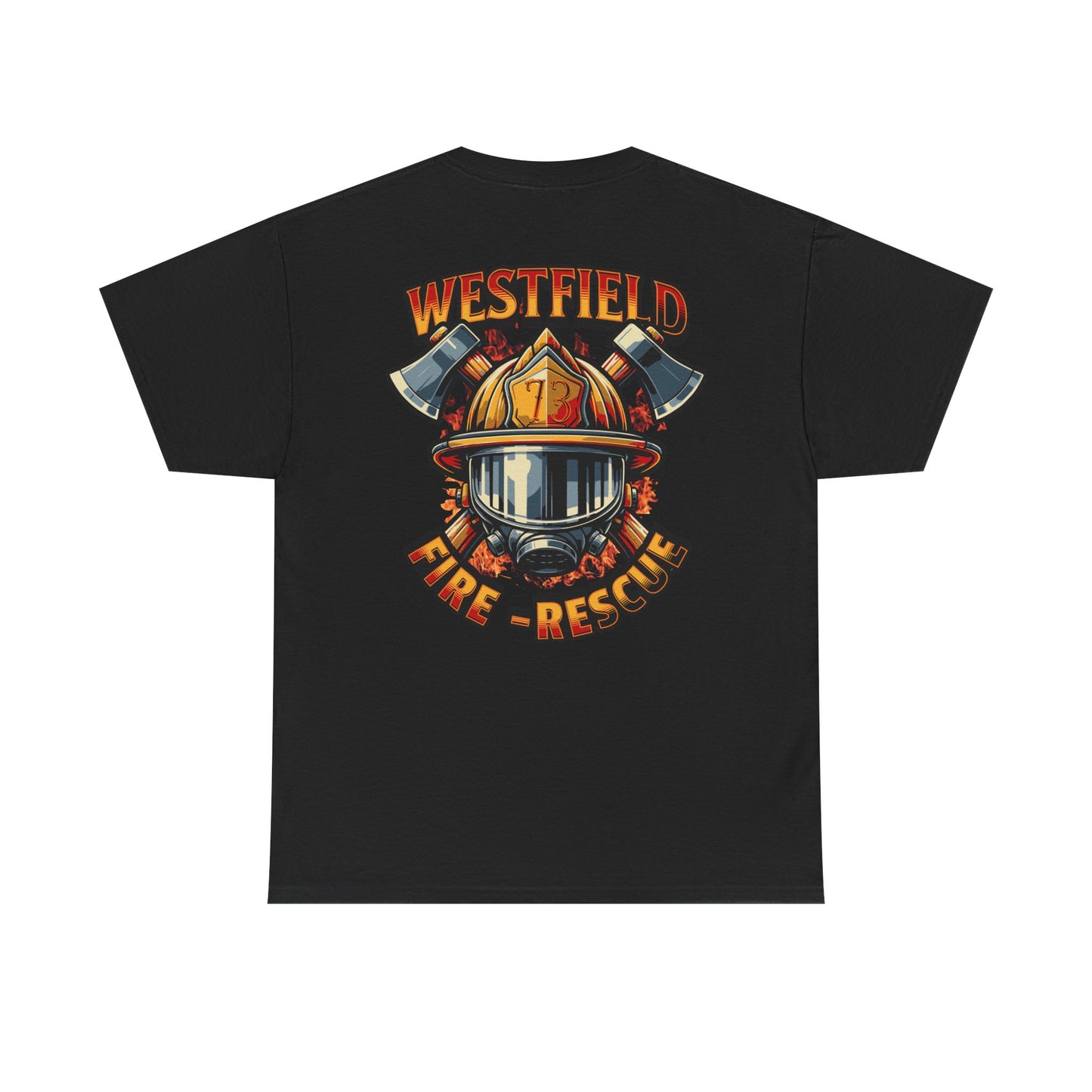 WVFD Firefighter - FR Tee – Unisex Heavy Cotton Shirt with Brave Design