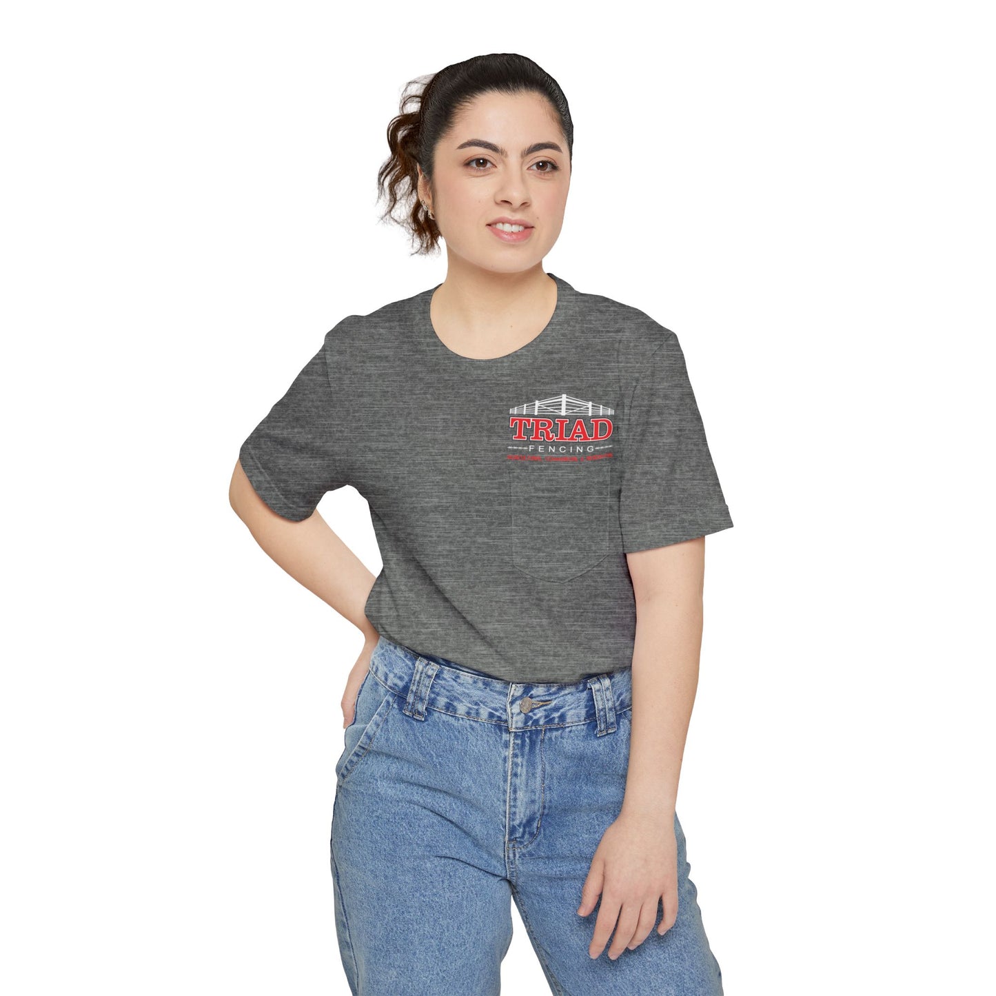 Triad Fencing Upgraded Unisex Pocket T-Shirt - Comfortable Everyday Essential
