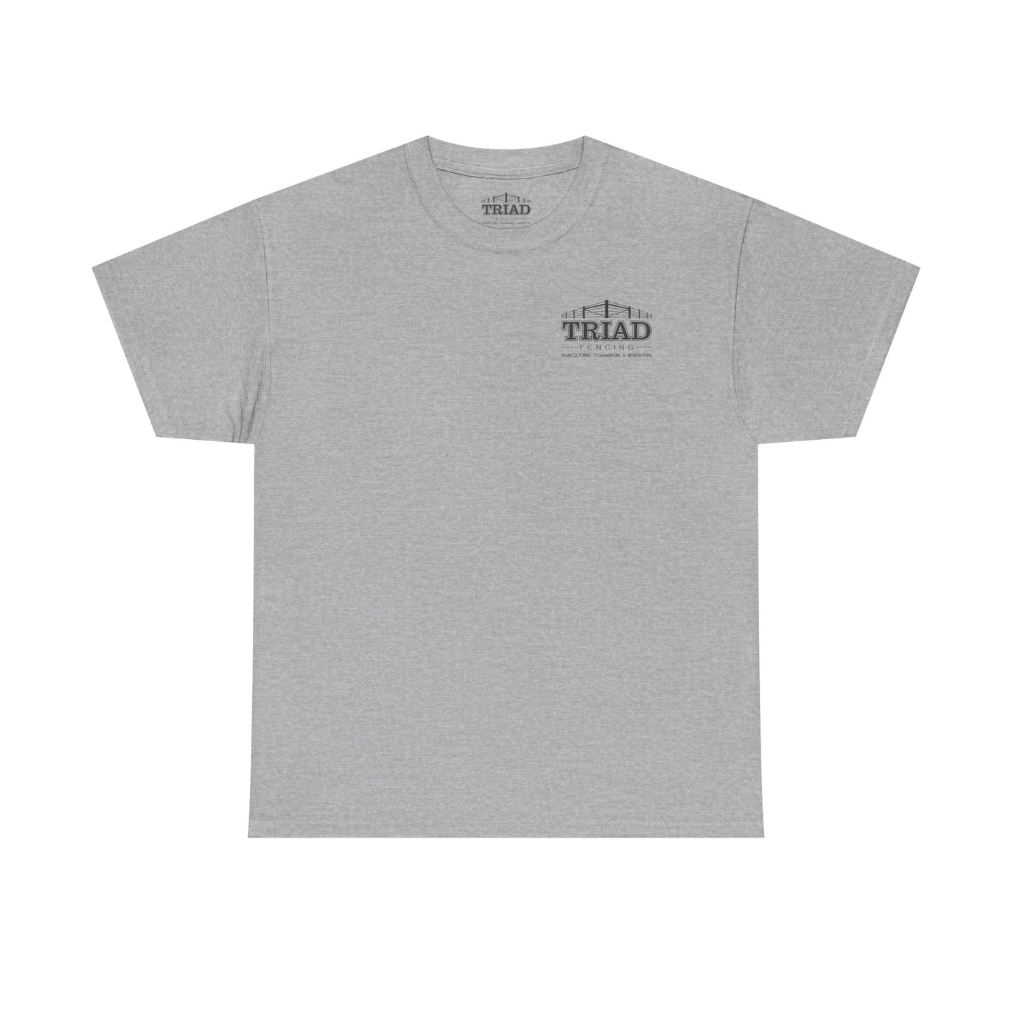 Triad Fencing Black Logo Unisex Heavy Cotton Tee