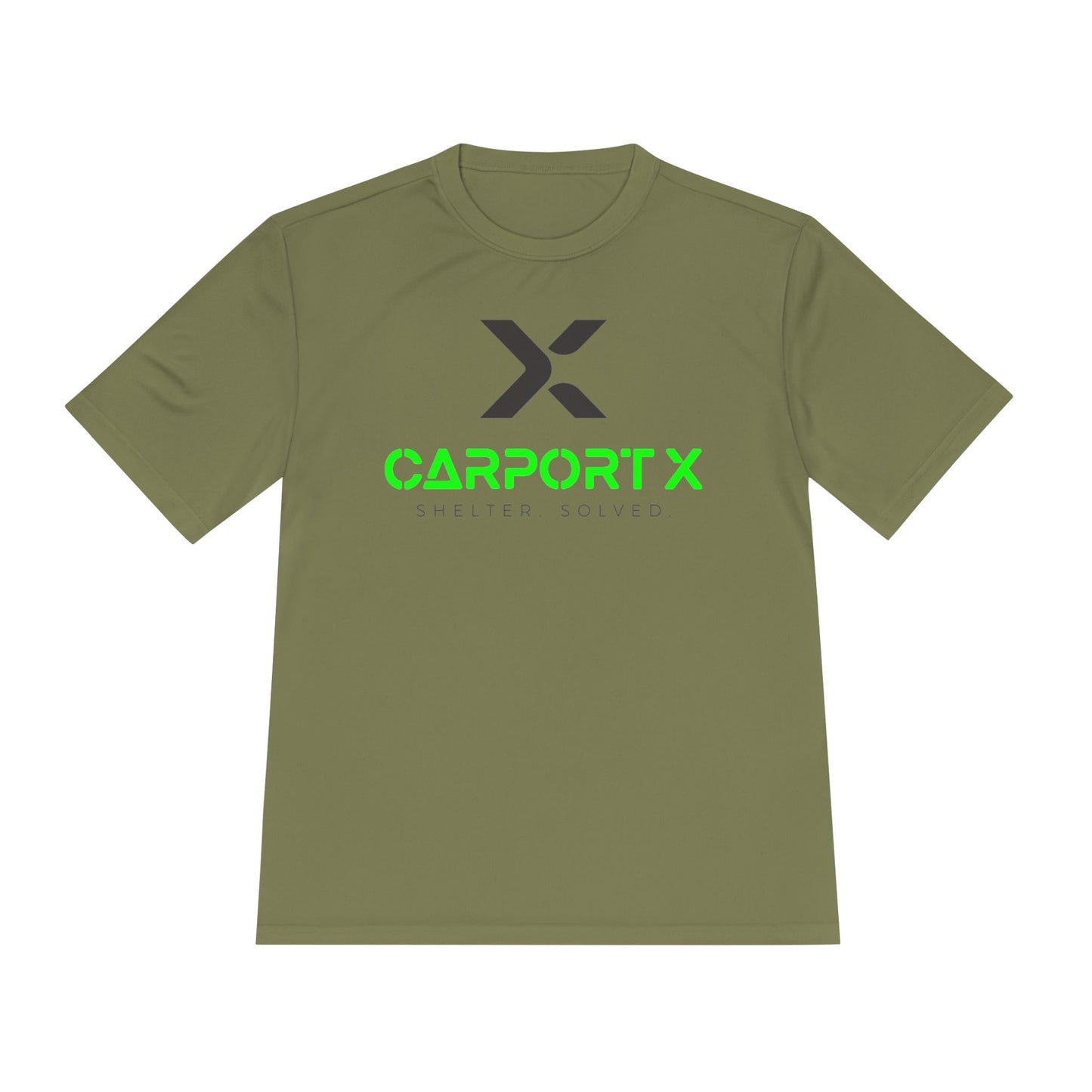 CarportX Unisex Moisture Wicking Tee for Active Lifestyles, Perfect for Gym, Sports, Outdoor Activities, Customizable Design, Gift for Athletes