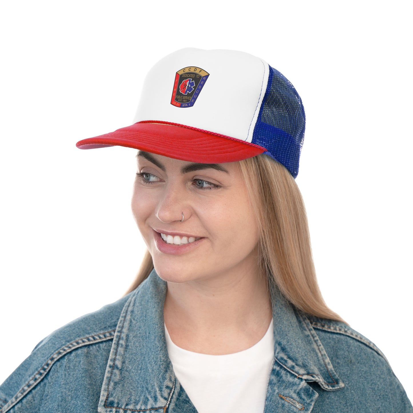 CCDF Custom Trucker Cap for Firefighters