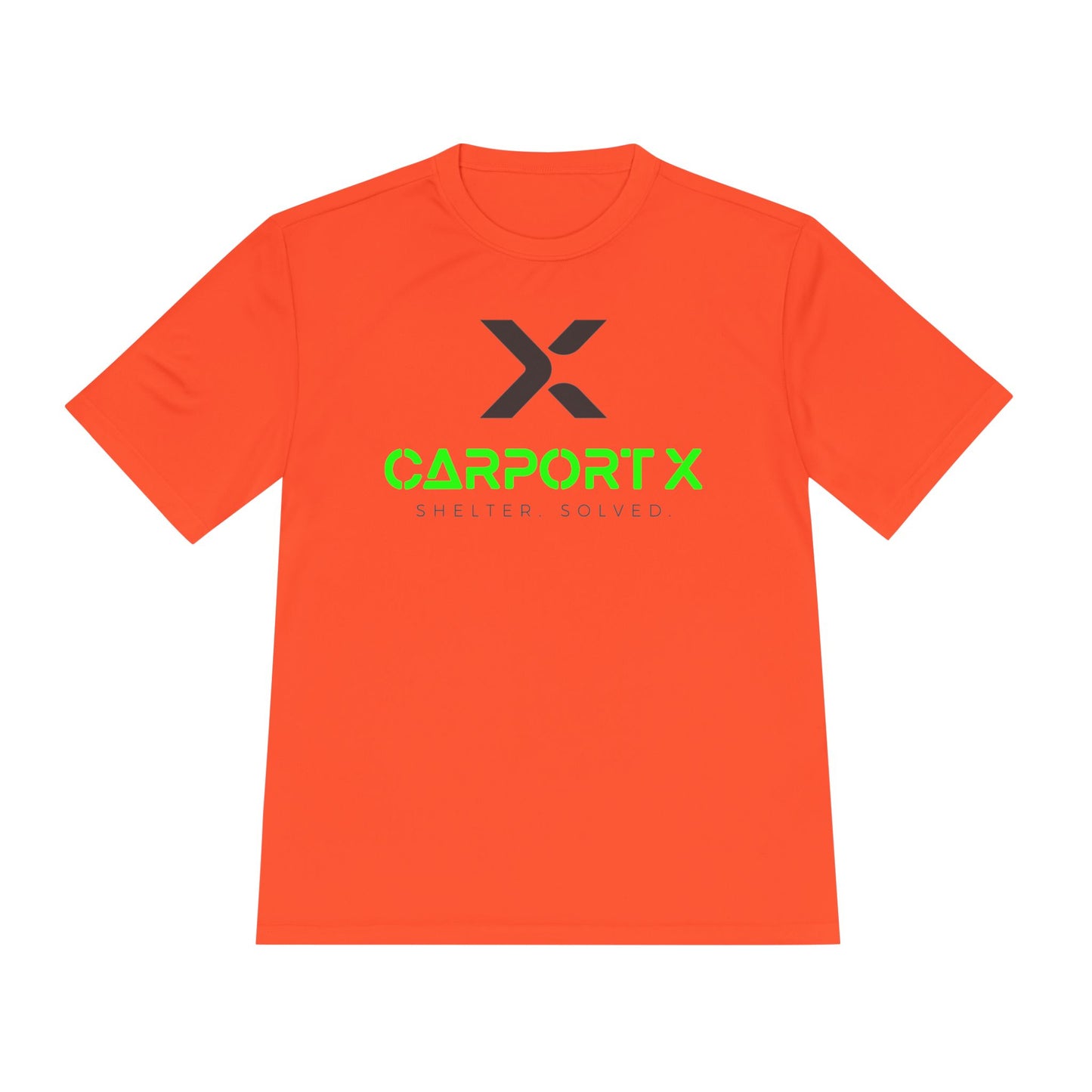 CarportX Unisex Moisture Wicking Tee for Active Lifestyles, Perfect for Gym, Sports, Outdoor Activities, Customizable Design, Gift for Athletes