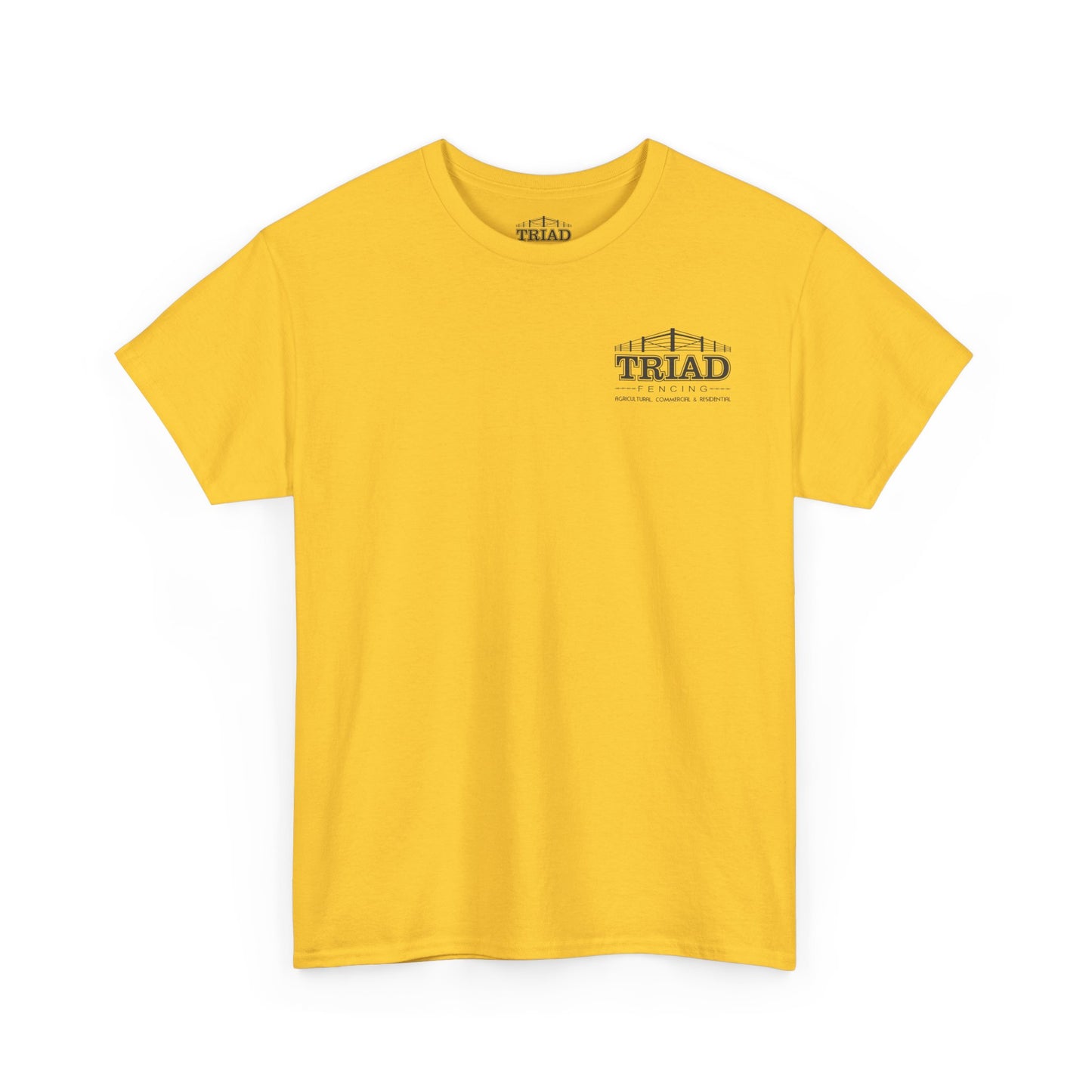 Triad Fencing Black Logo Unisex Heavy Cotton Tee