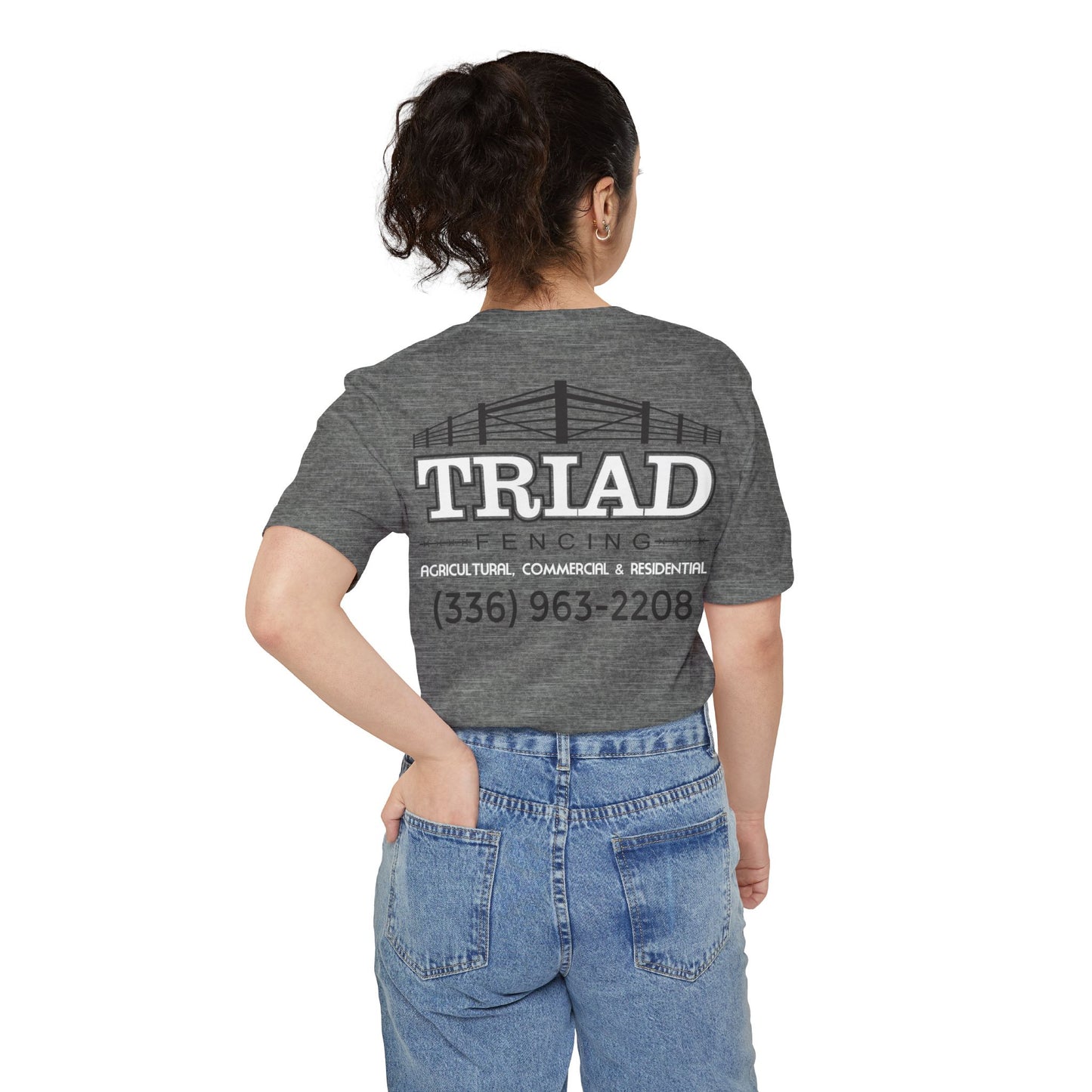 Triad Fencing Inverted Upgraded Unisex Pocket T-Shirt - Comfortable Everyday Essential