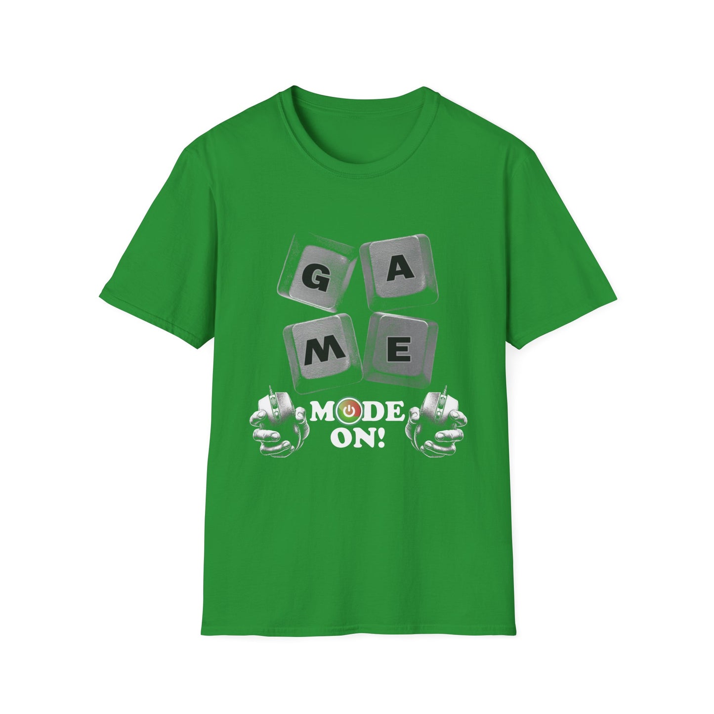 Gamer Mode Unisex Softstyle T-Shirt - Ideal for Game Nights, Birthday Gifts, Holiday Celebrations, Casual Wear, Fun Events