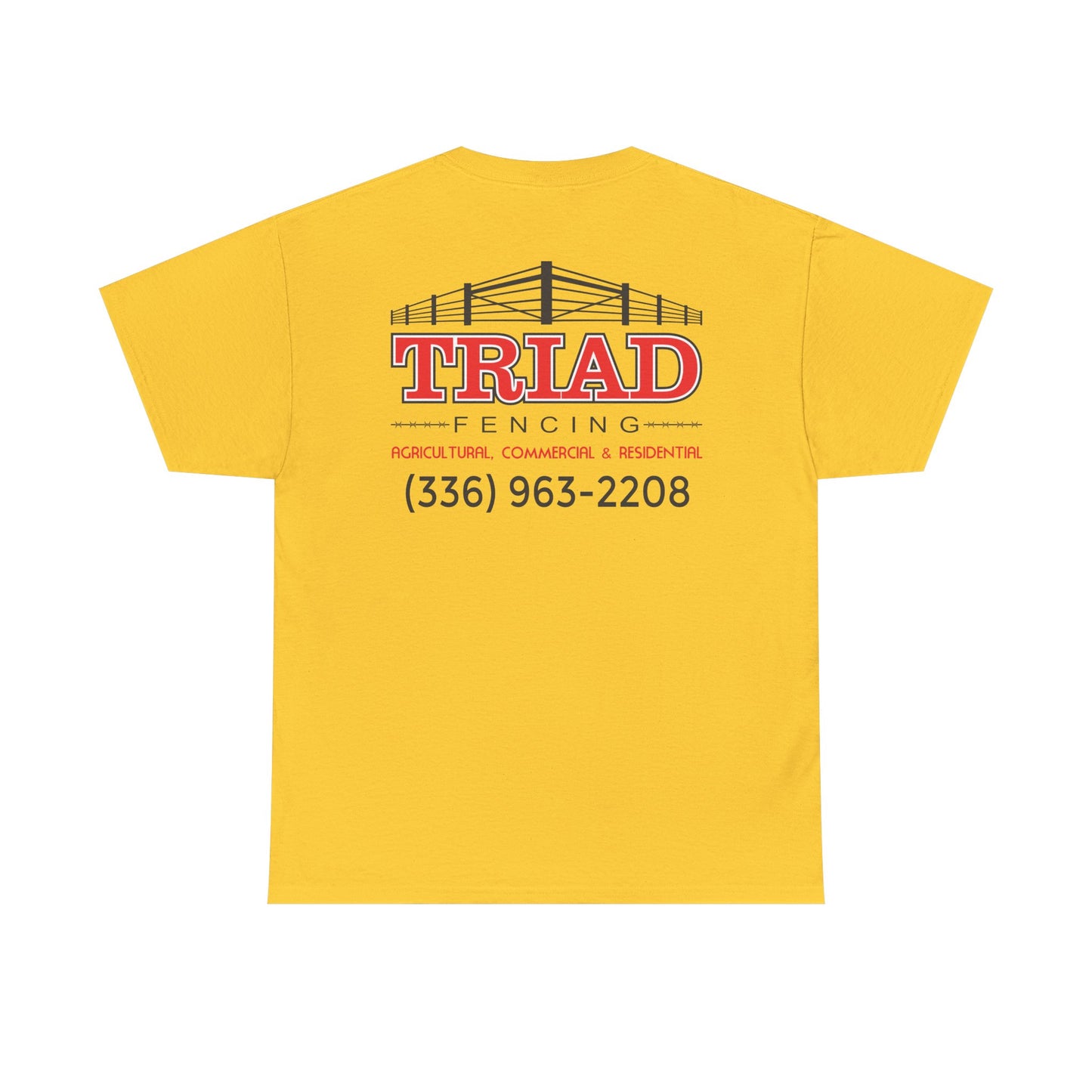 Triad Fencing Logo Unisex Heavy Cotton Tee
