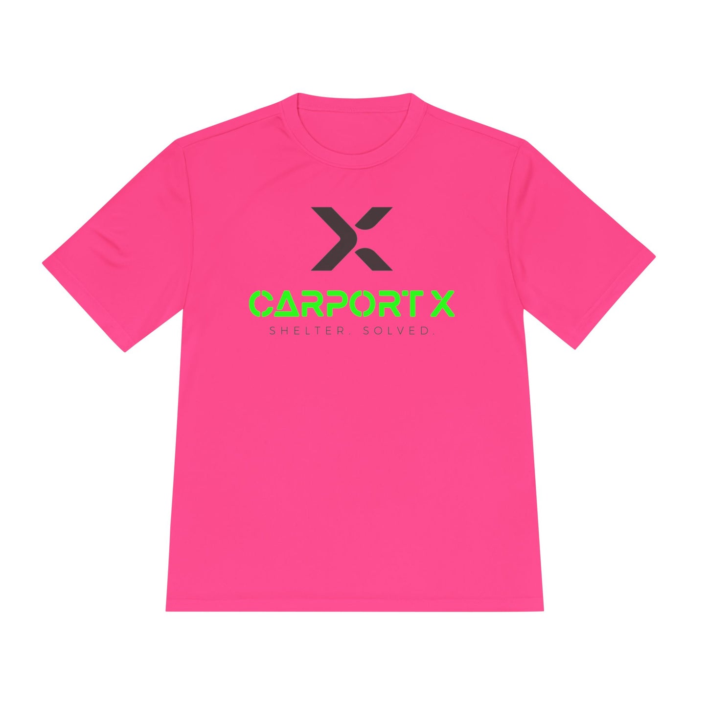 CarportX Unisex Moisture Wicking Tee for Active Lifestyles, Perfect for Gym, Sports, Outdoor Activities, Customizable Design, Gift for Athletes