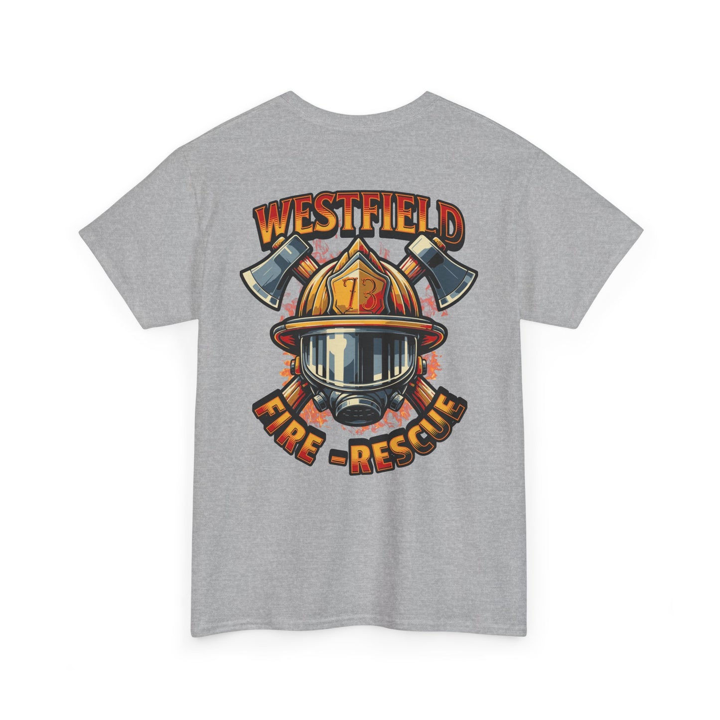 WVFD Firefighter - FR Tee – Unisex Heavy Cotton Shirt with Brave Design