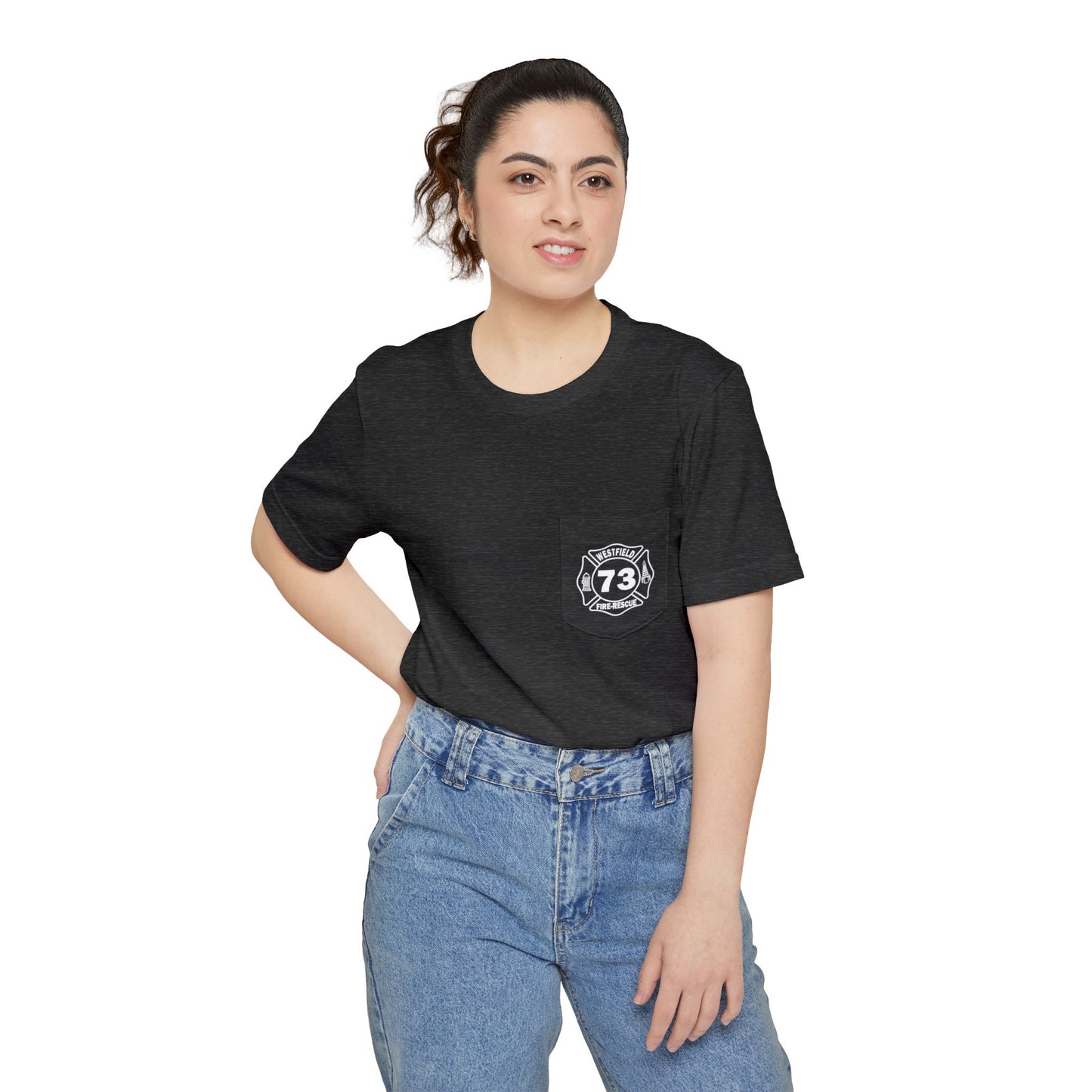 WVFD Retro Upgraded Unisex Pocket T-Shirt - Comfortable Everyday Essential