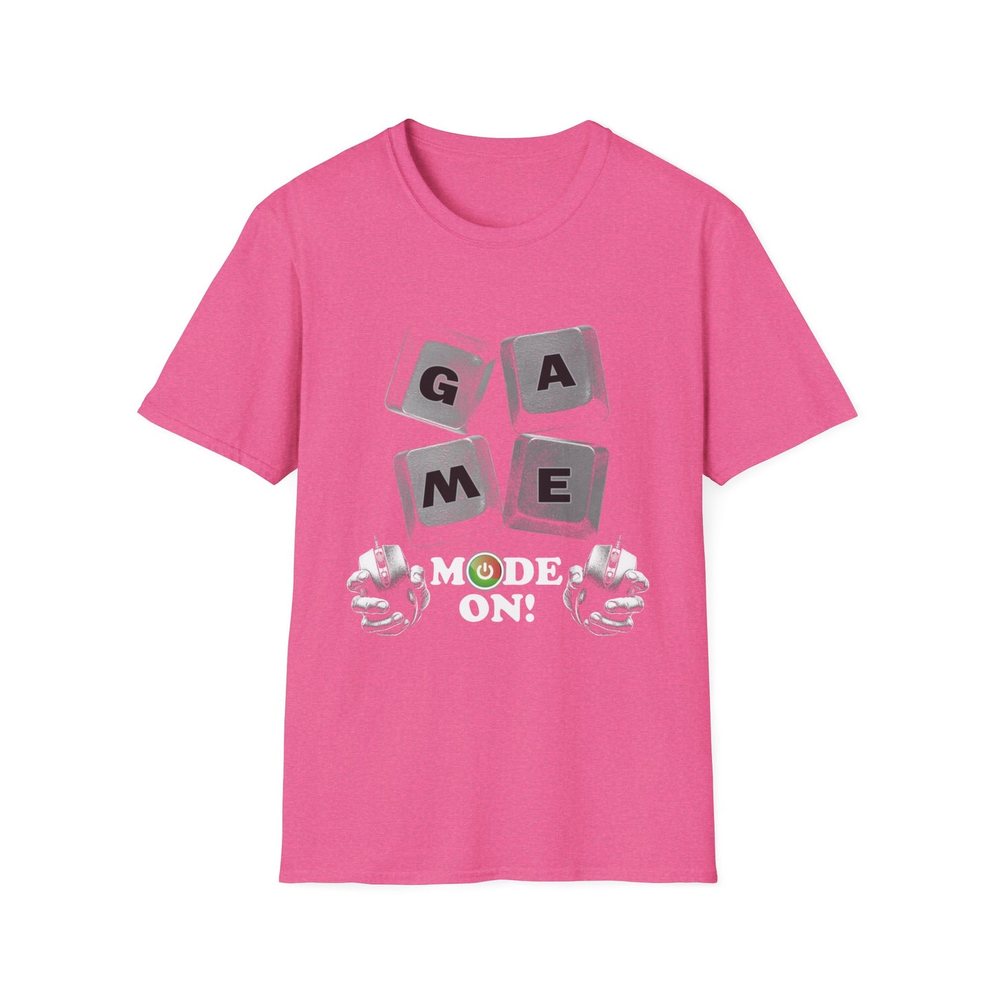 Gamer Mode Unisex Softstyle T-Shirt - Ideal for Game Nights, Birthday Gifts, Holiday Celebrations, Casual Wear, Fun Events