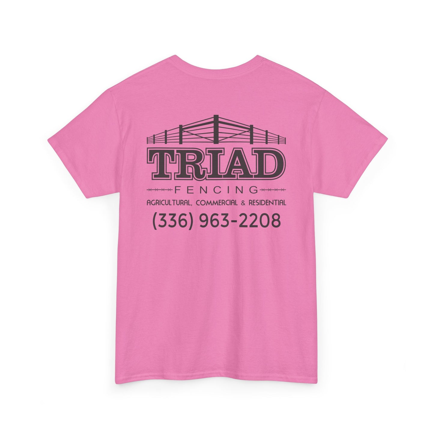 Triad Fencing Black Logo Unisex Heavy Cotton Tee