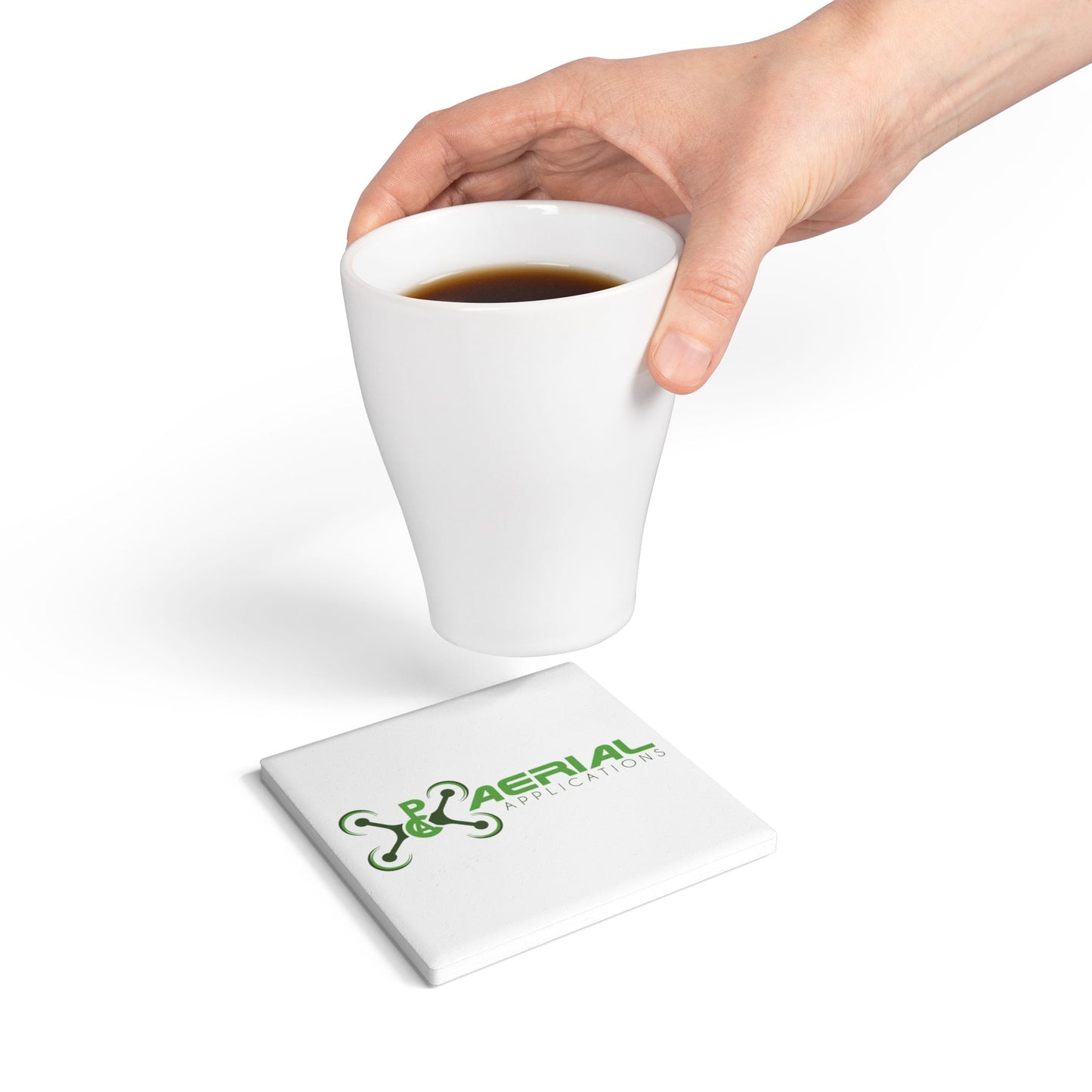 PAC Aerial Personalized Themed Ceramic Coaster - Custom Home Decor, Housewarming Gift, Realtor Gift, Unique Kitchen Accessory, Drinkware