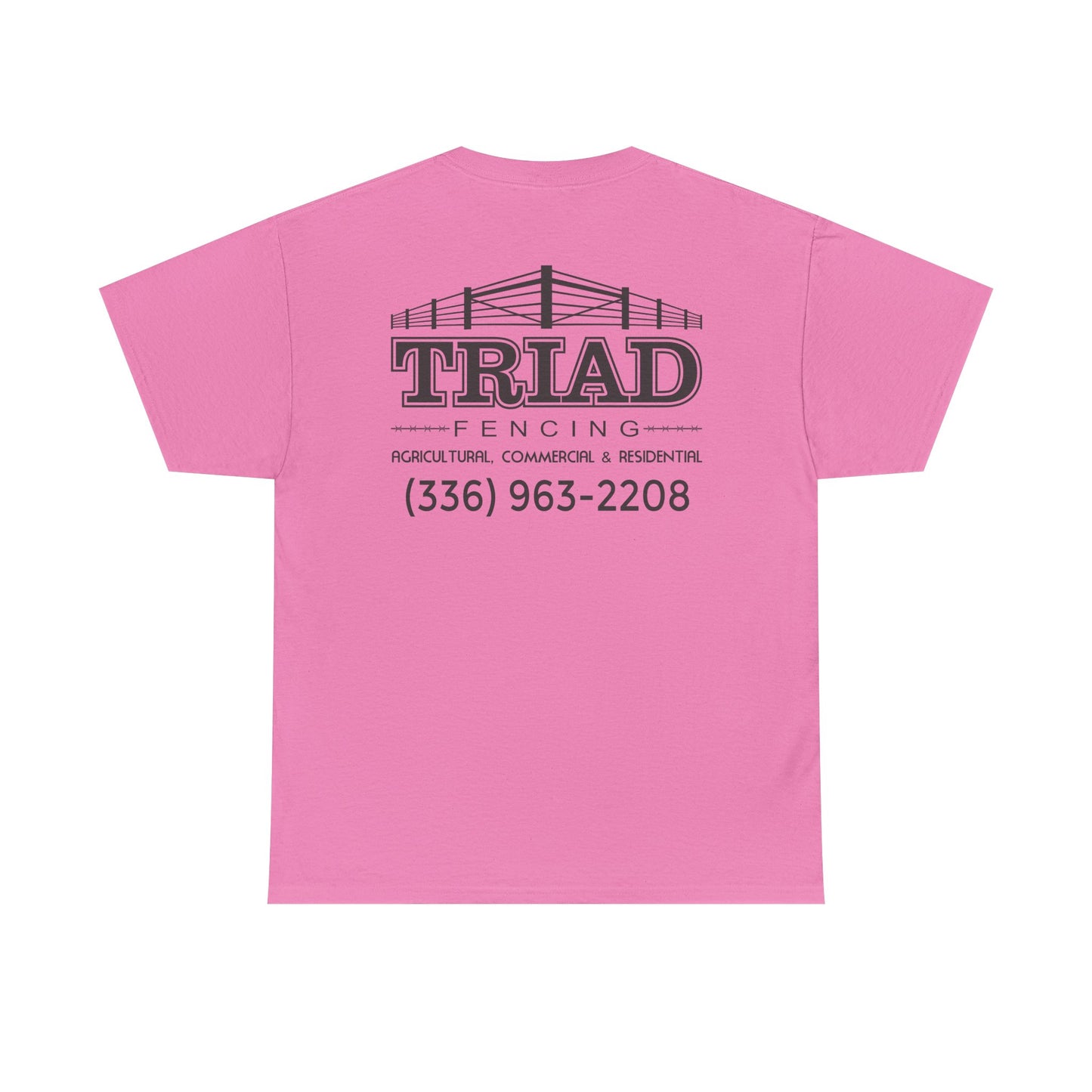 Triad Fencing Black Logo Unisex Heavy Cotton Tee