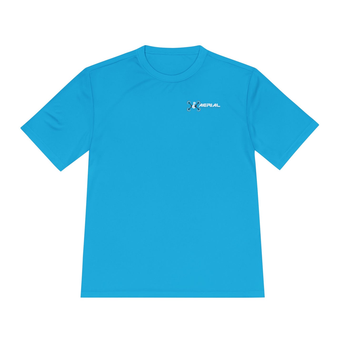 PAC Aerial Unisex Moisture Wicking Tee for Active Lifestyles, Perfect for Gym, Sports, Outdoor Activities, Customizable Design, Gift for Athletes