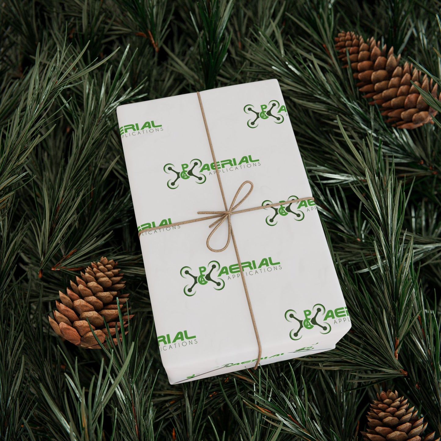 PAC Aerial Themed Wrapping Paper for Holidays & Celebrations