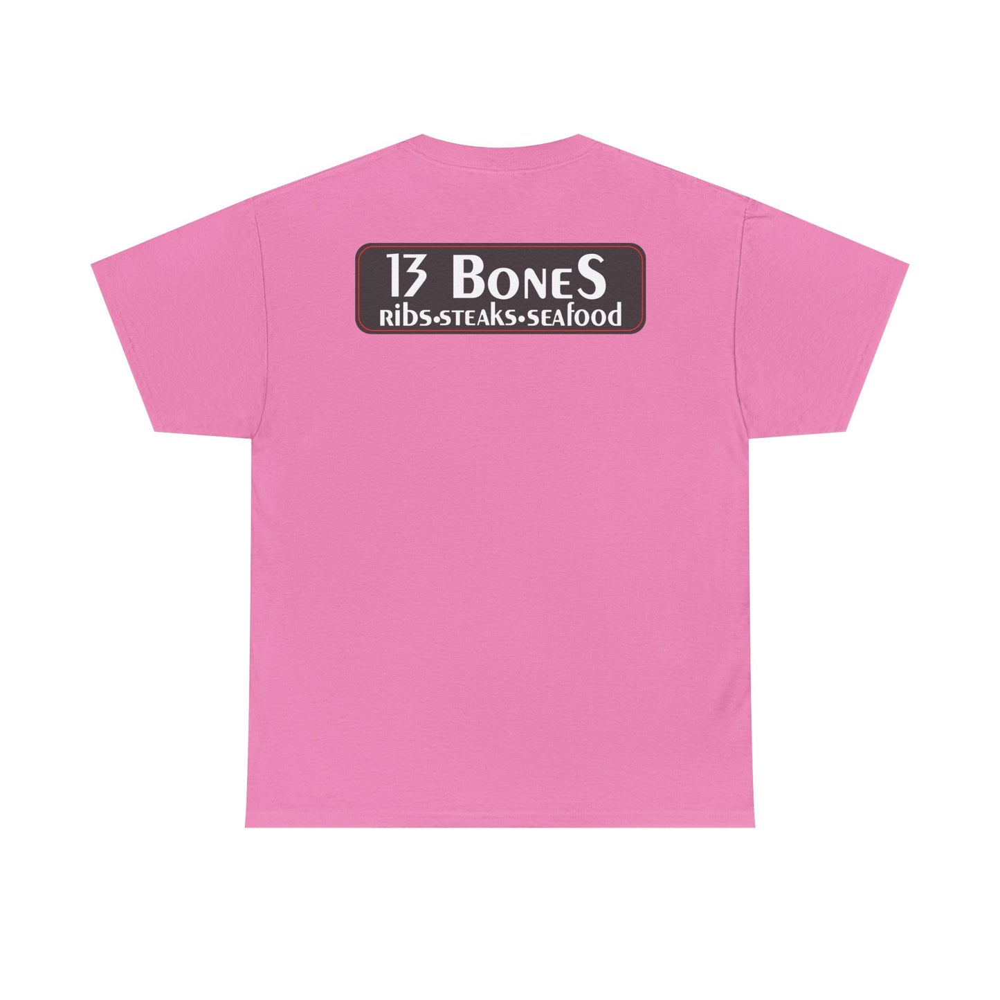 13 Bones Retro Unisex Heavy Cotton Tee - Steaks & Seafood Shirt