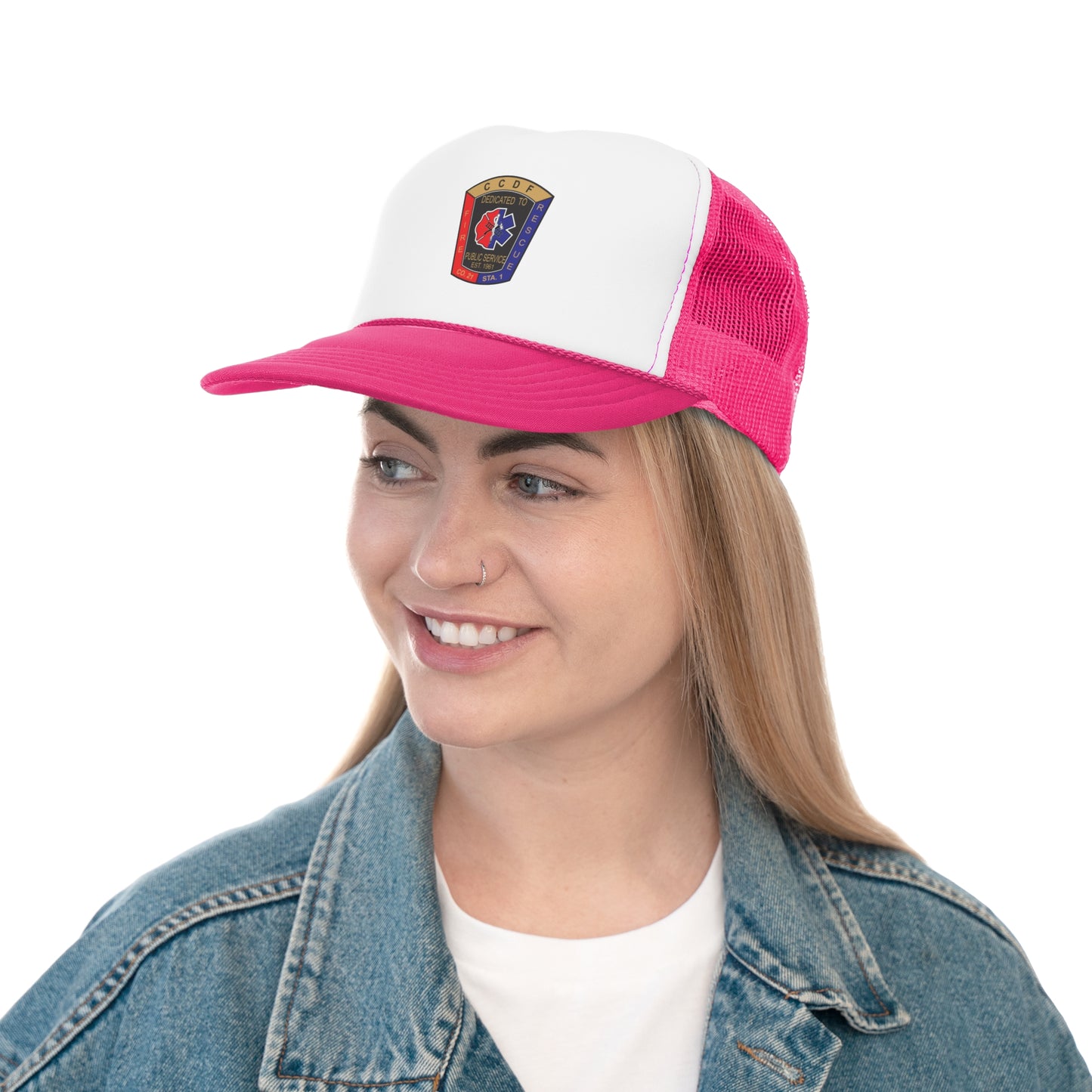 CCDF Custom Trucker Cap for Firefighters