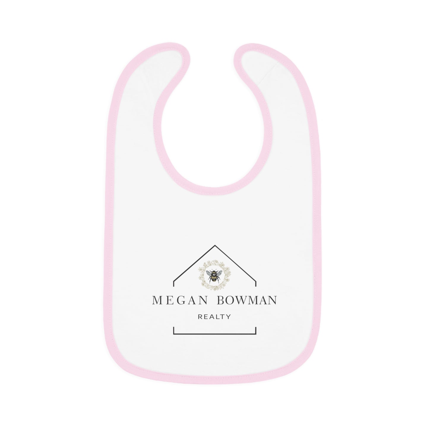 MBR Baby Bib - Adorable Contrast Trim
