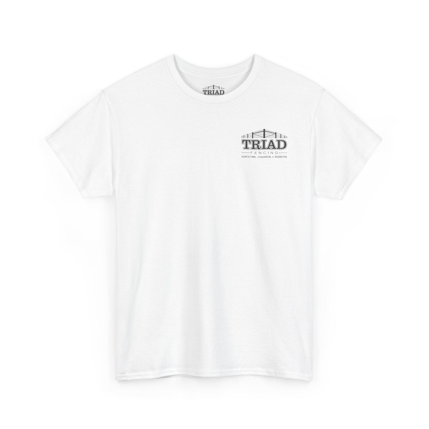 Triad Fencing Black Logo Unisex Heavy Cotton Tee