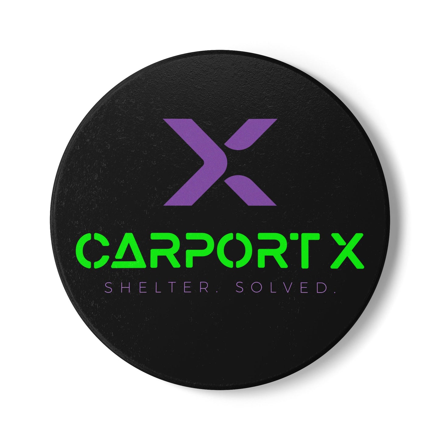 CarportX Personalized Themed Ceramic Coaster - Custom Home Decor, Housewarming Gift, Realtor Gift, Unique Kitchen Accessory, Drinkware