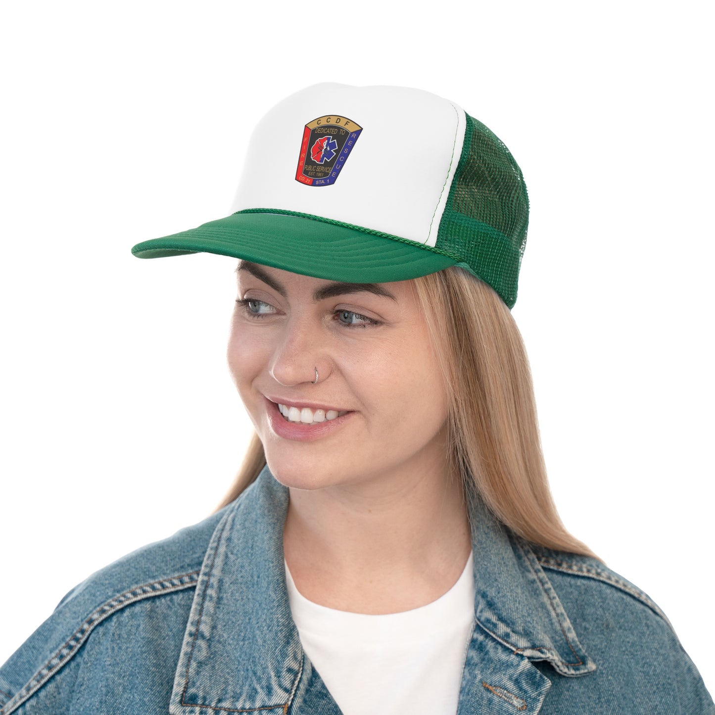 CCDF Custom Trucker Cap for Firefighters