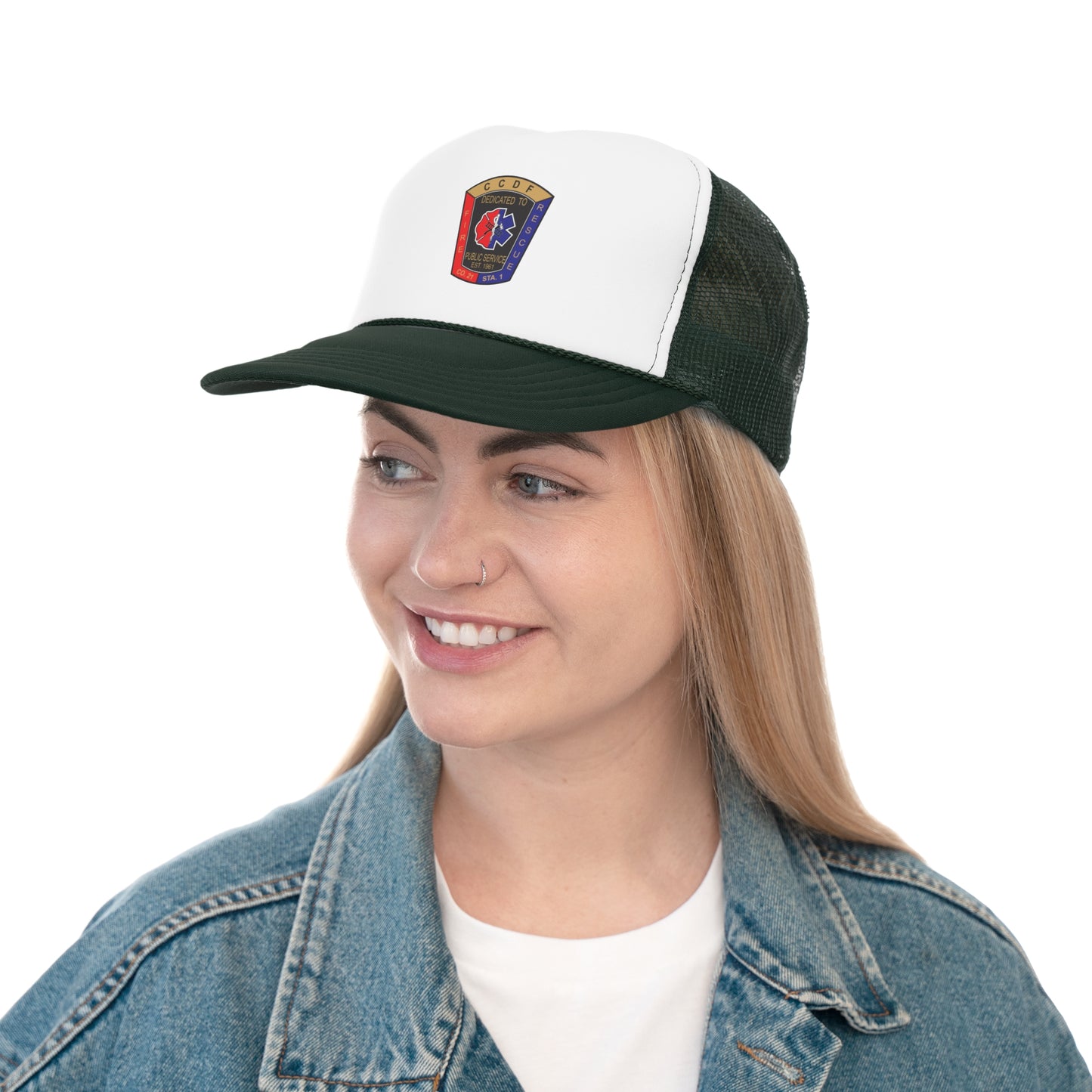 CCDF Custom Trucker Cap for Firefighters
