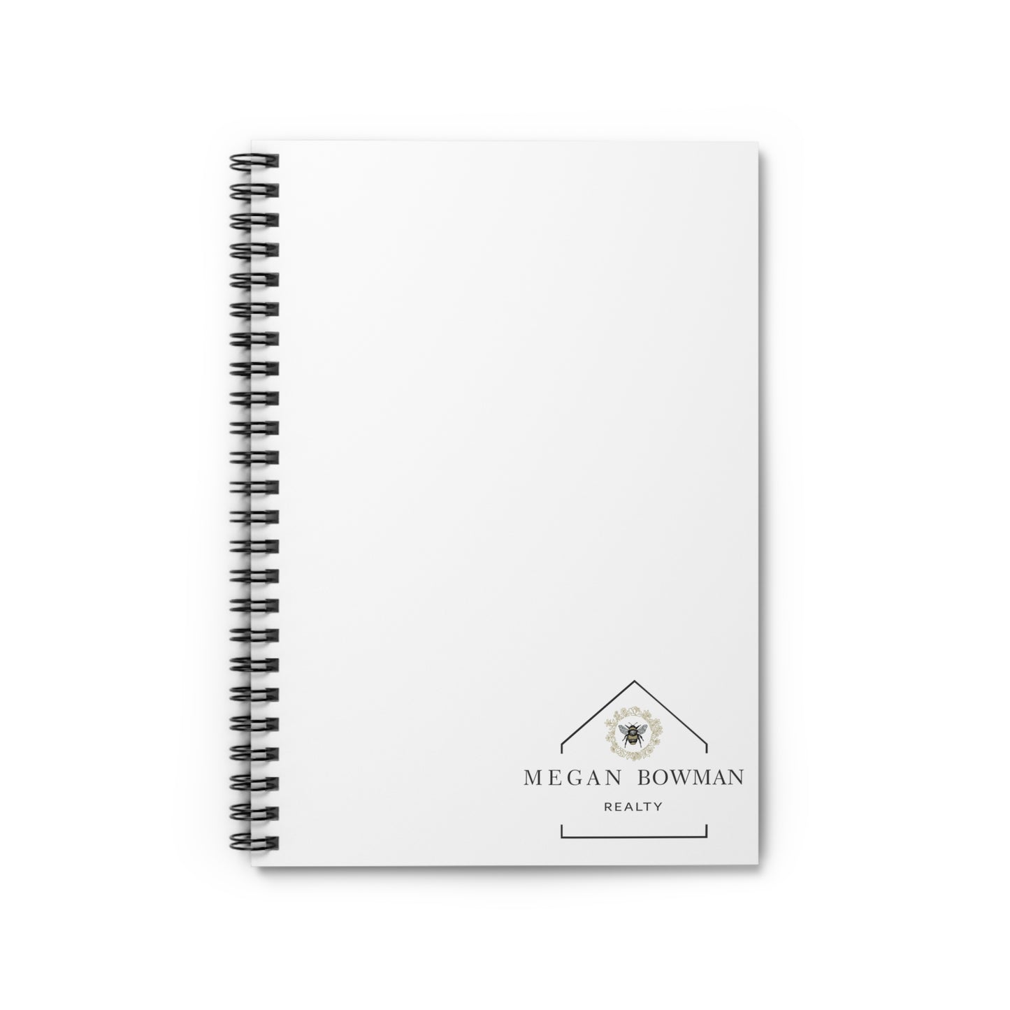 MBR Stylish Spiral Notebook, Personal Journal, Office Supplies, Gift for Agents, Custom Cover Design