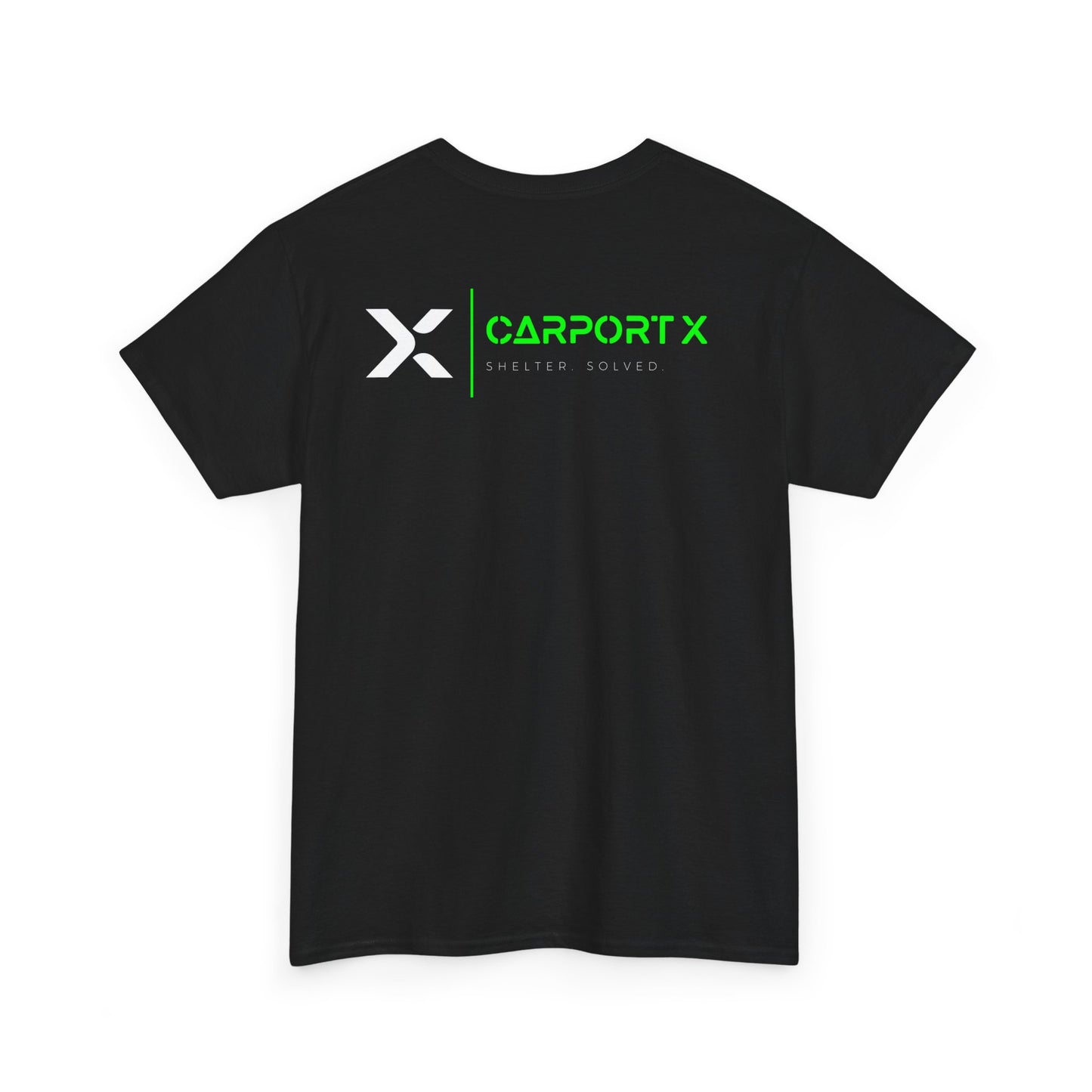 CarportX White Logo Unisex Heavy Cotton Tee