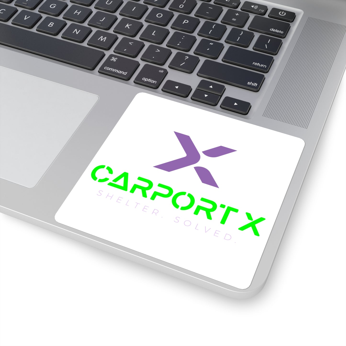 CarportX Elegant Square Stickers, Custom Logo Stickers, Branding Stickers, Home Office Décor
