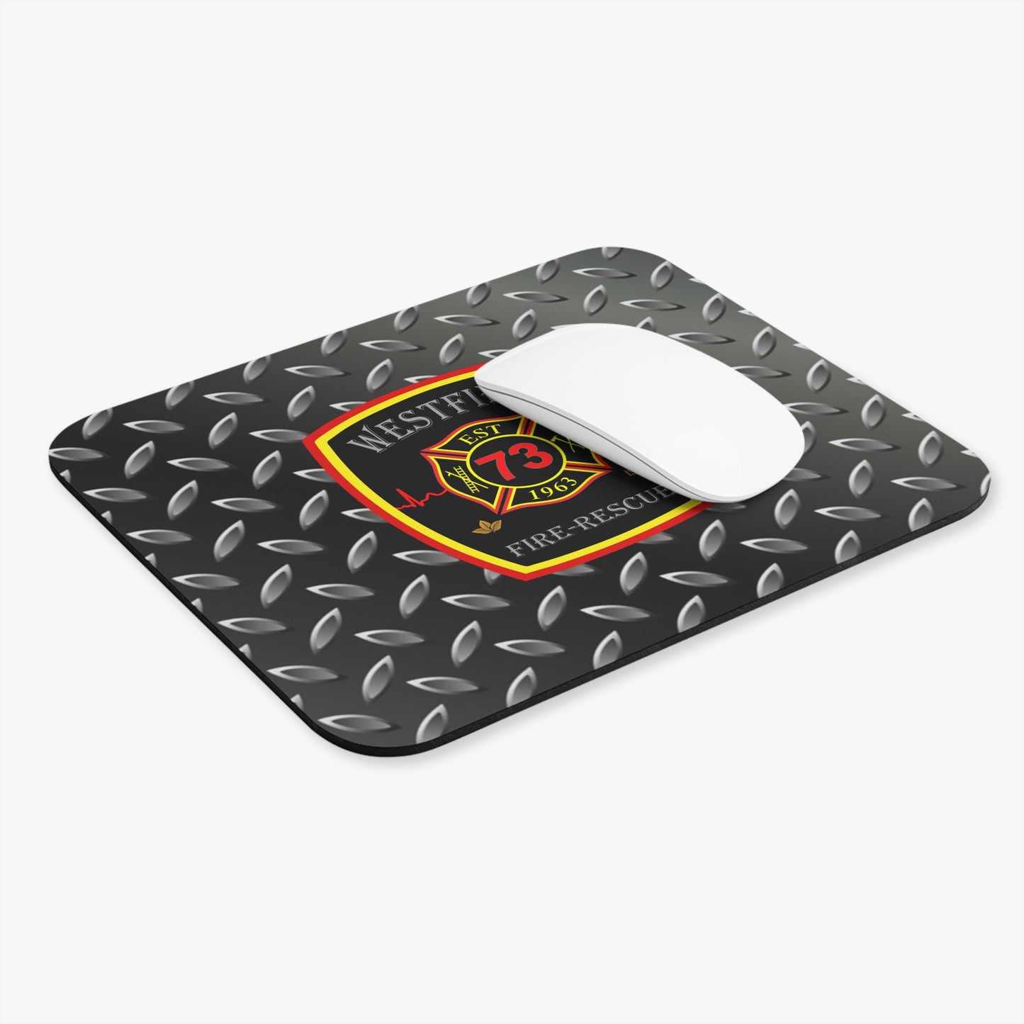 WVFD Logo Themed Mouse Pad - Durable Rectangle Desk Mat