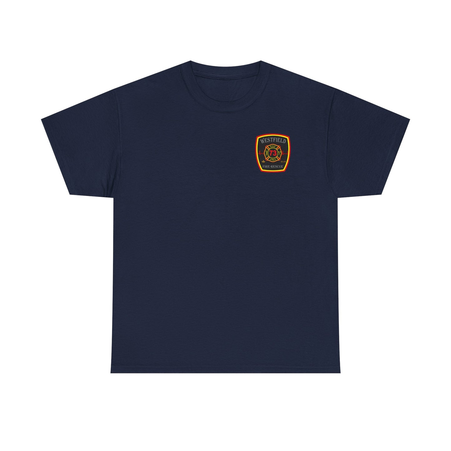 WVFD FF Skull Tee – Unisex Heavy Cotton Shirt with Brave Design