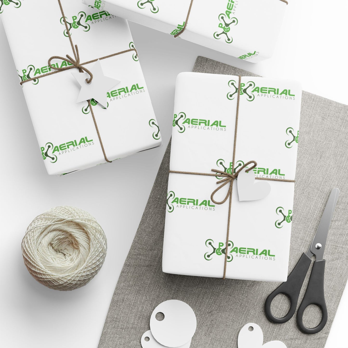 PAC Aerial Themed Wrapping Paper for Holidays & Celebrations