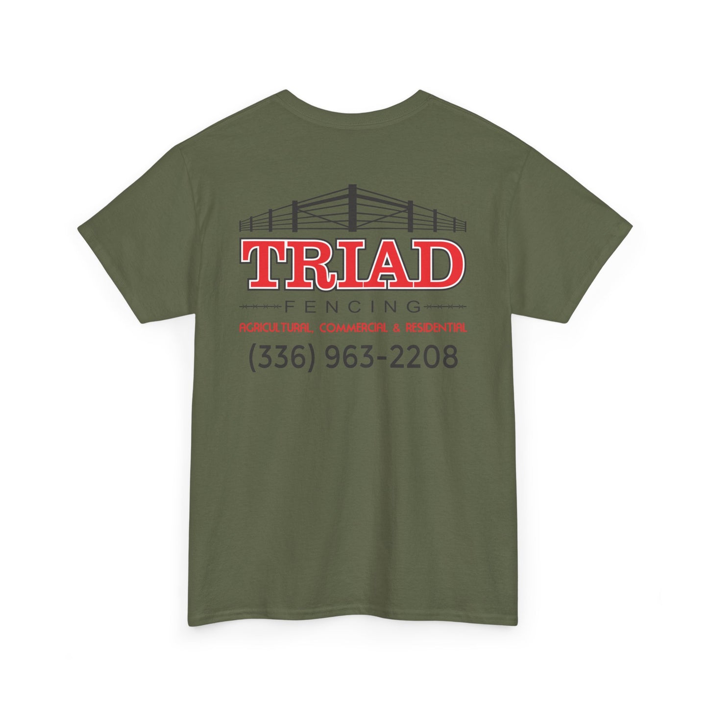Triad Fencing Logo Unisex Heavy Cotton Tee