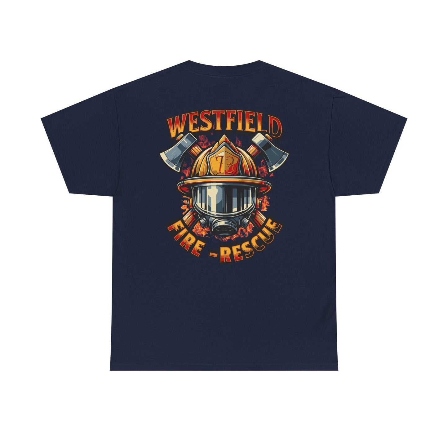 WVFD Firefighter - FR Tee – Unisex Heavy Cotton Shirt with Brave Design
